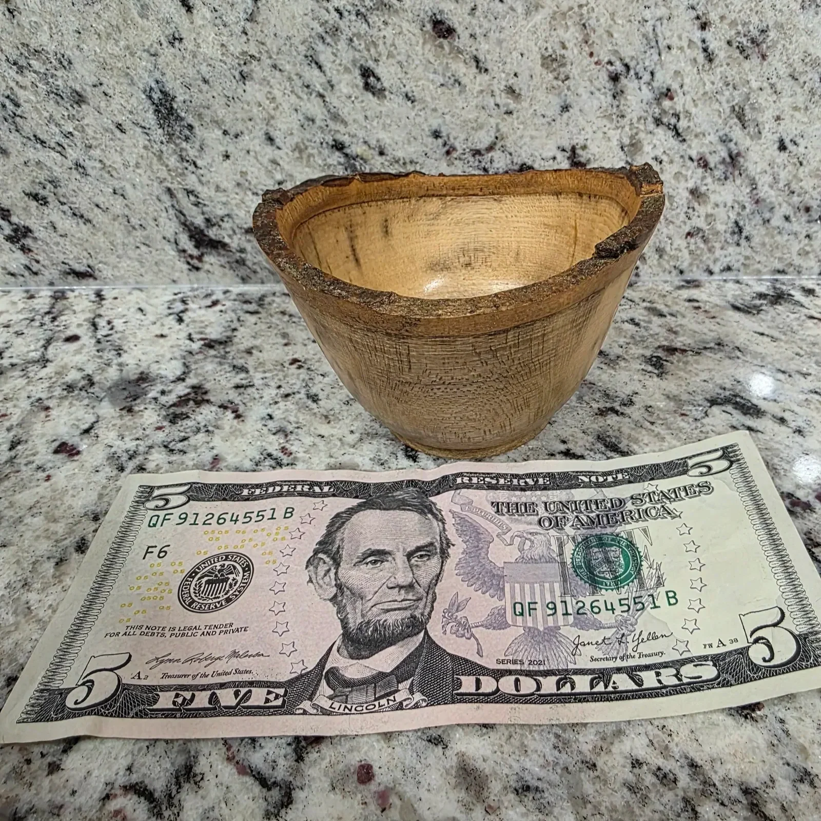 Live Edge Ring Bowl