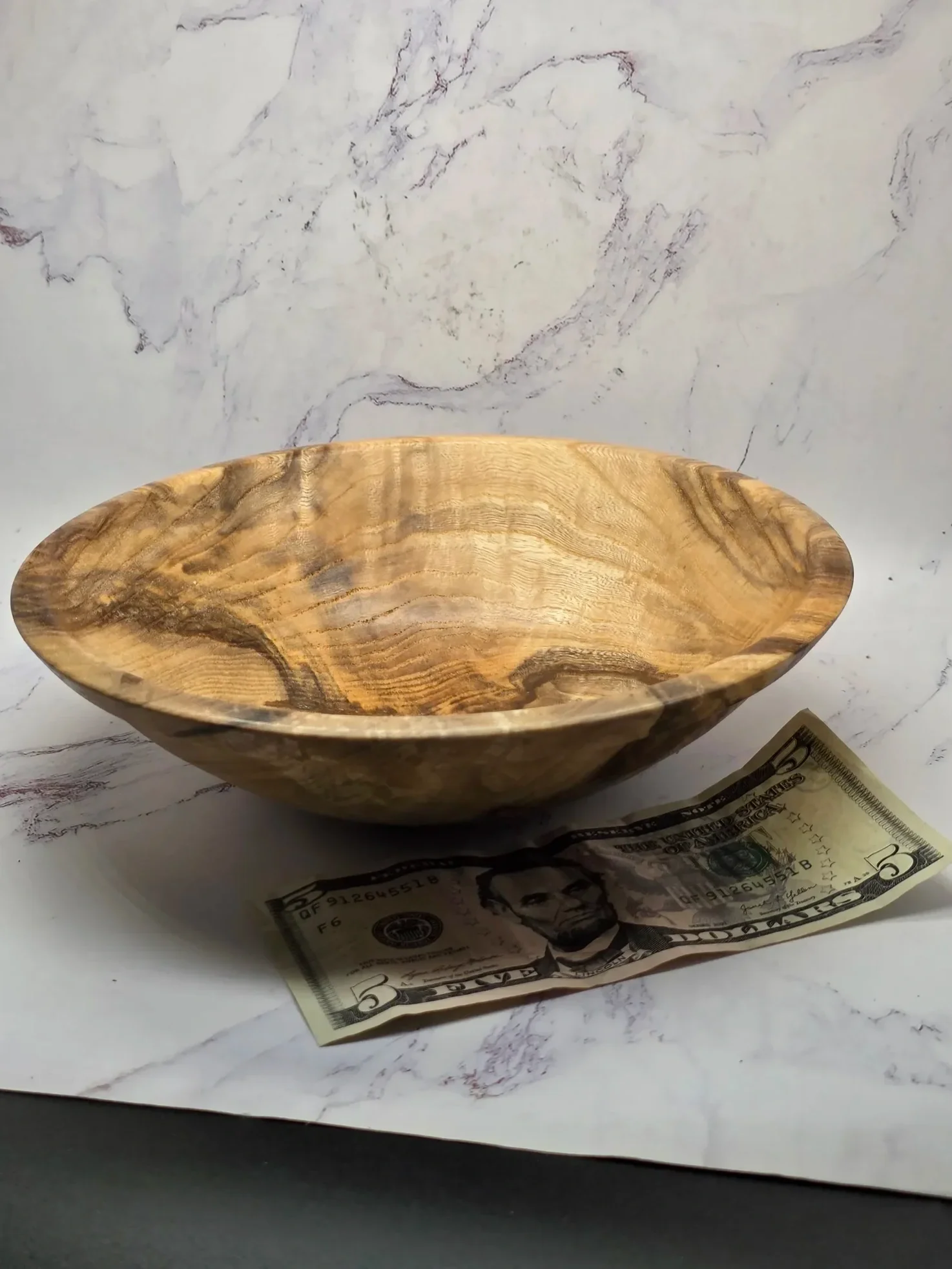 Figured Hackberry Bowl