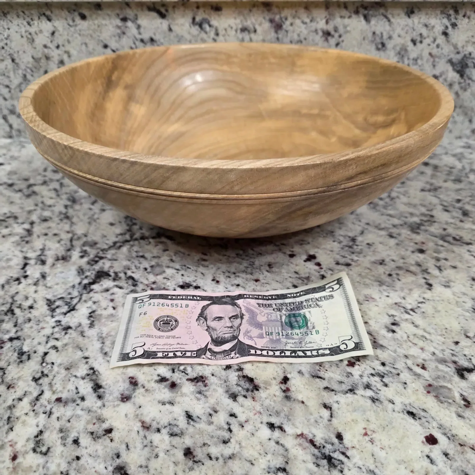 Large Hackberry Serving Bowl