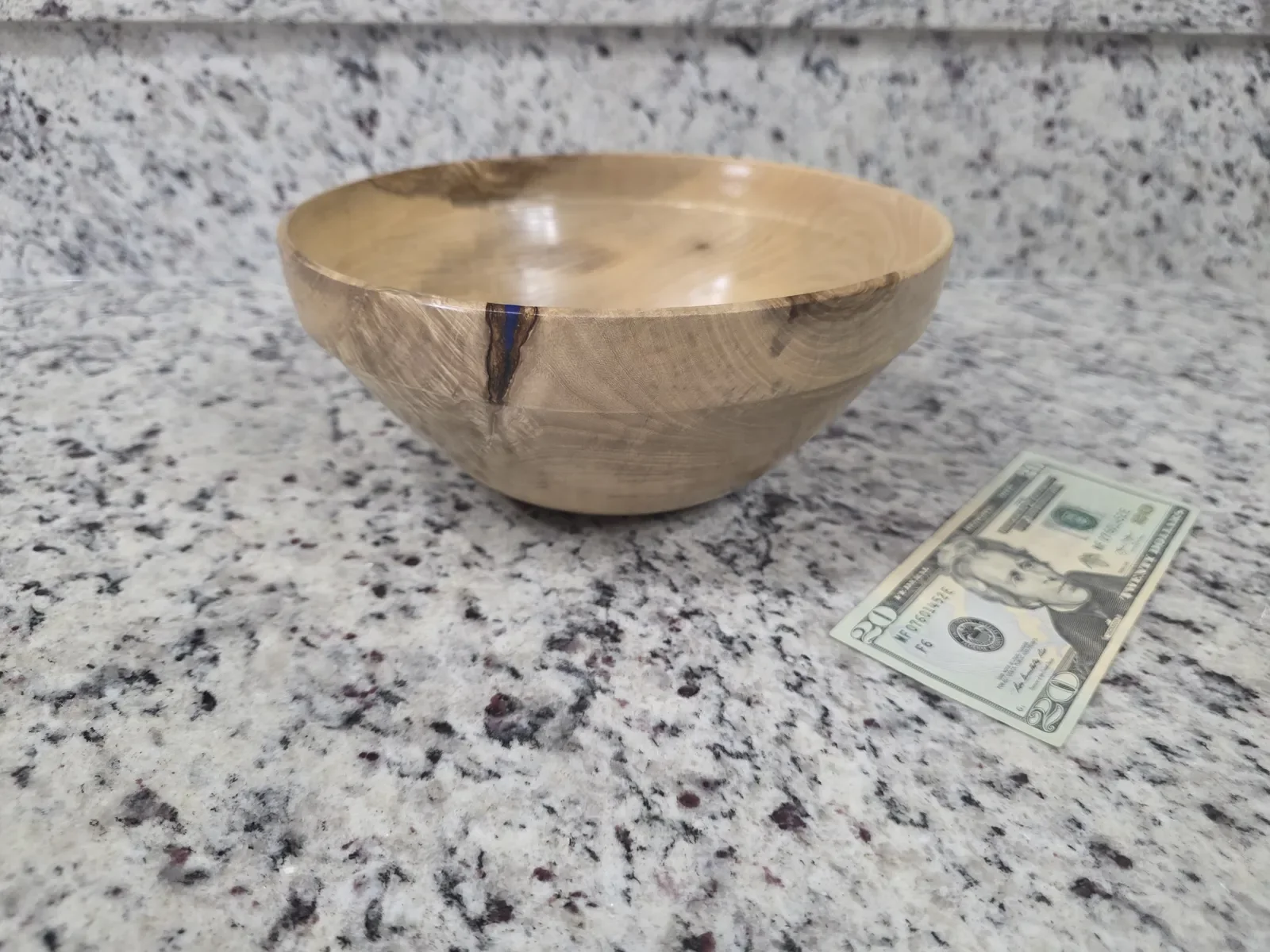 Rimmed Hackberry Bowl