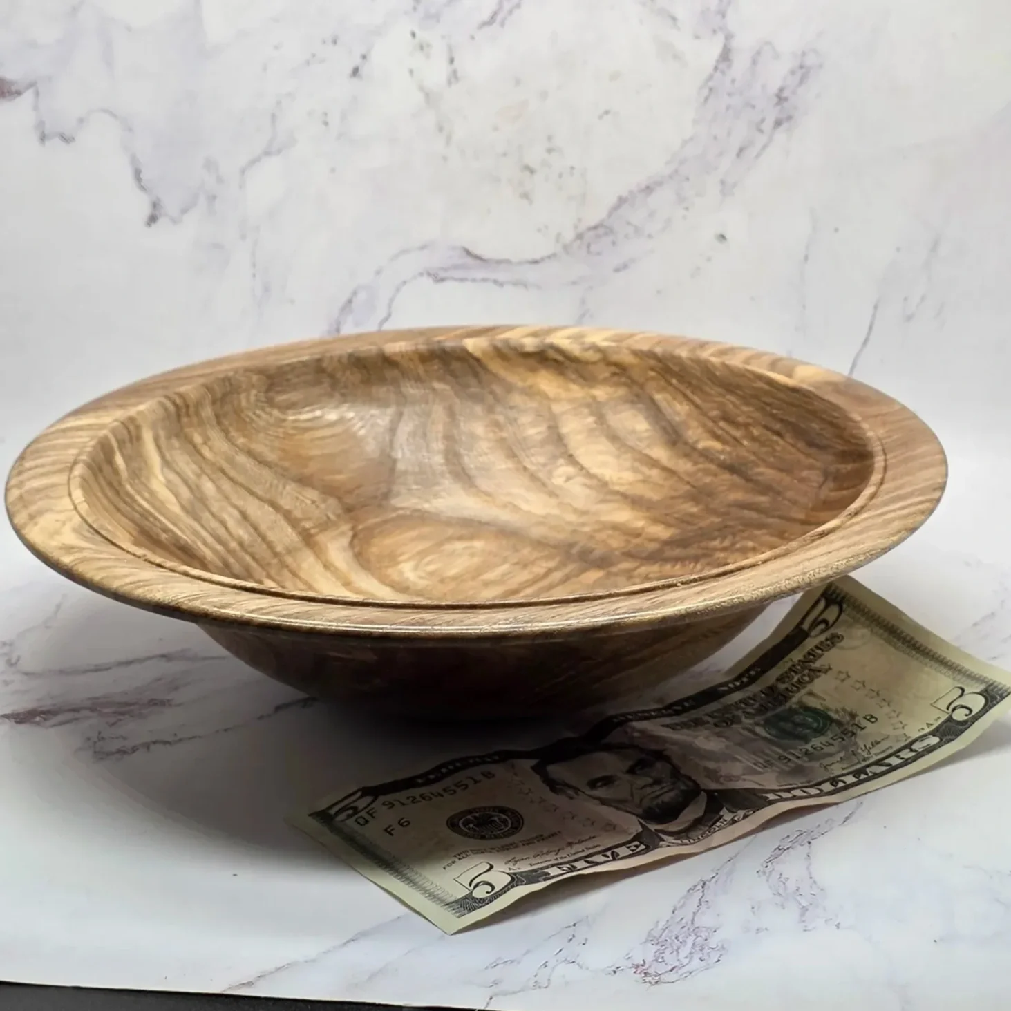 Rimmed Hackberry Bowl