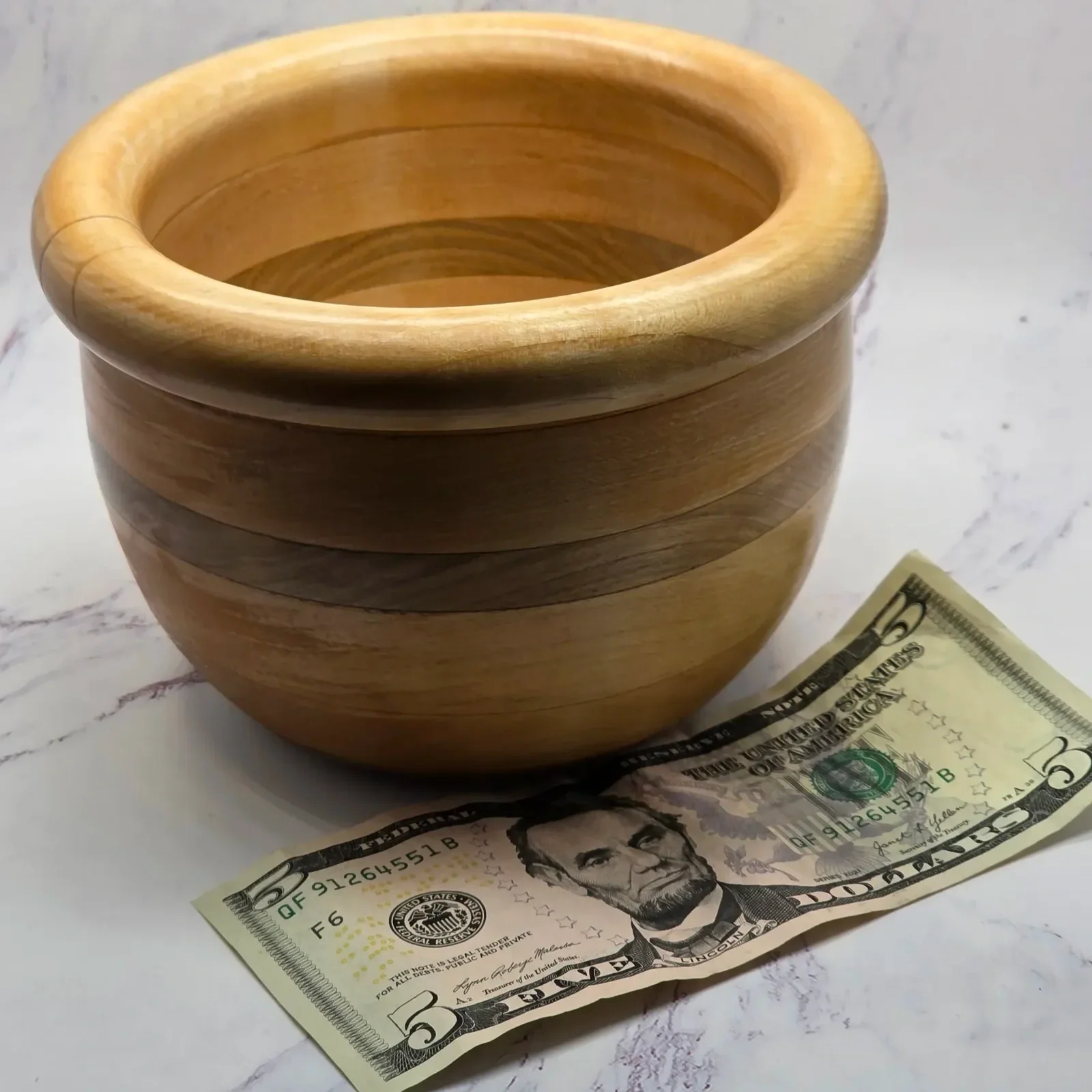 Patchwork Wood Planter