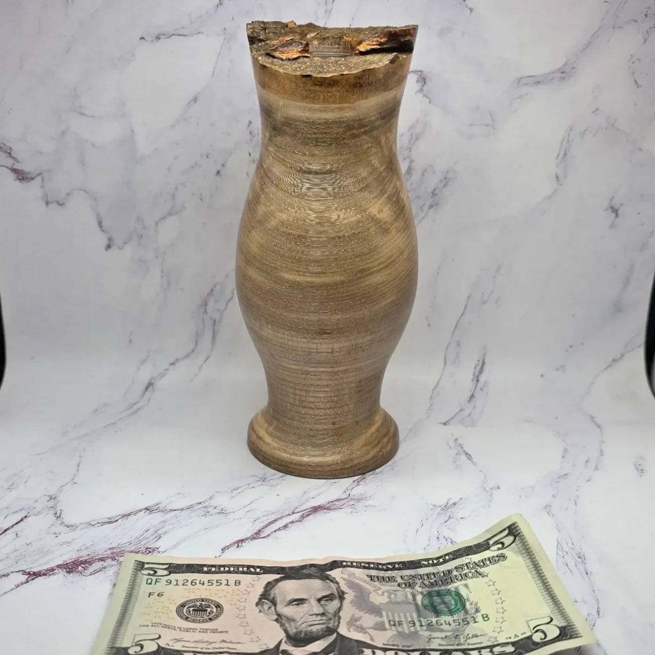 Hackberry Live Edge Flower Vase