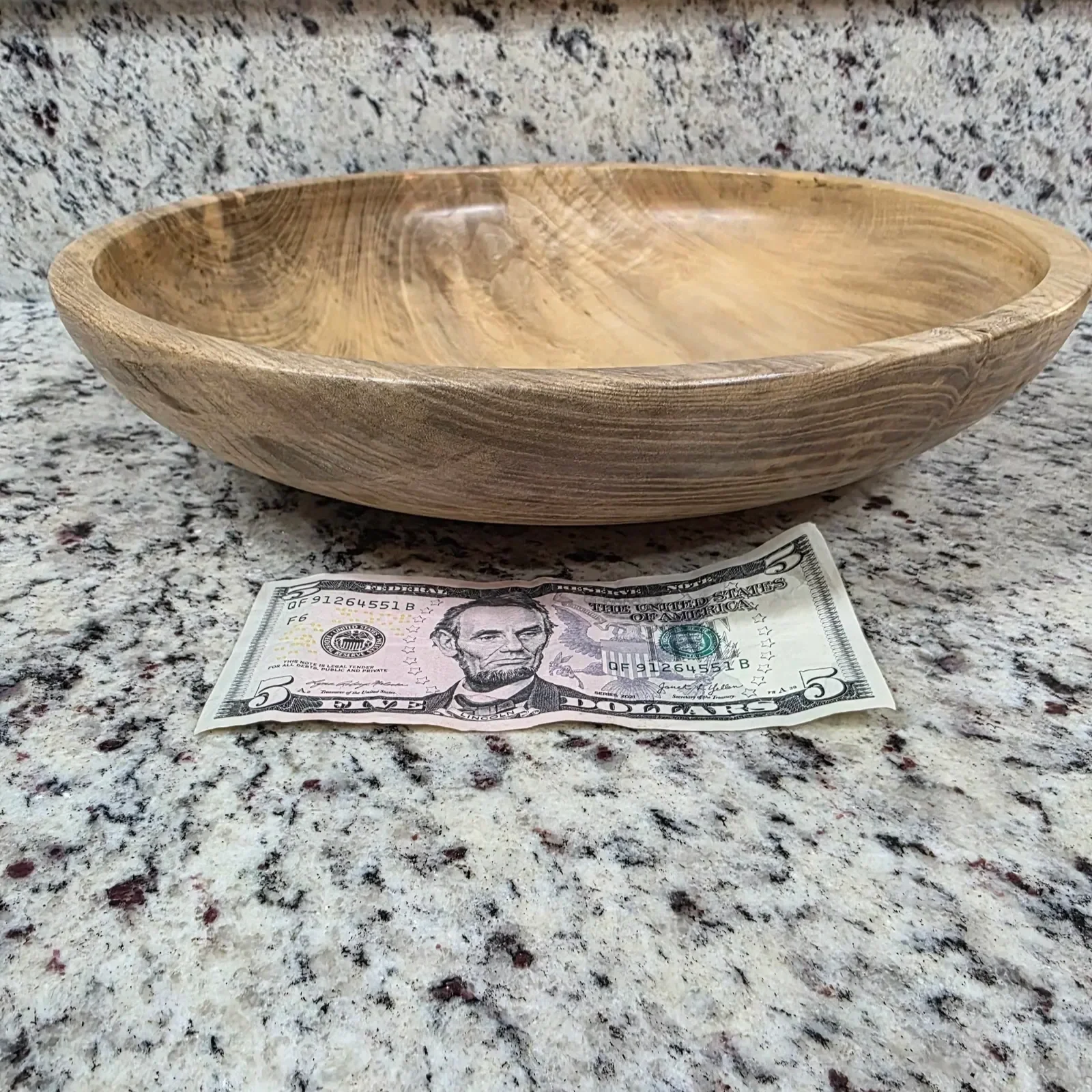 Large Hackberry Serving Bowl