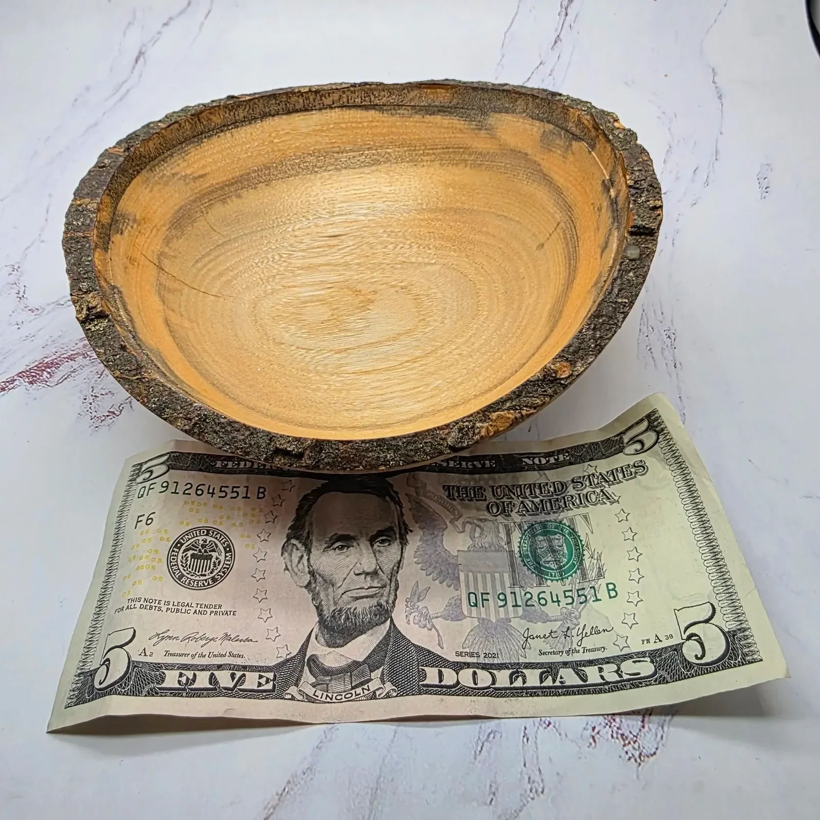 Hackberry Live Edge Bowl