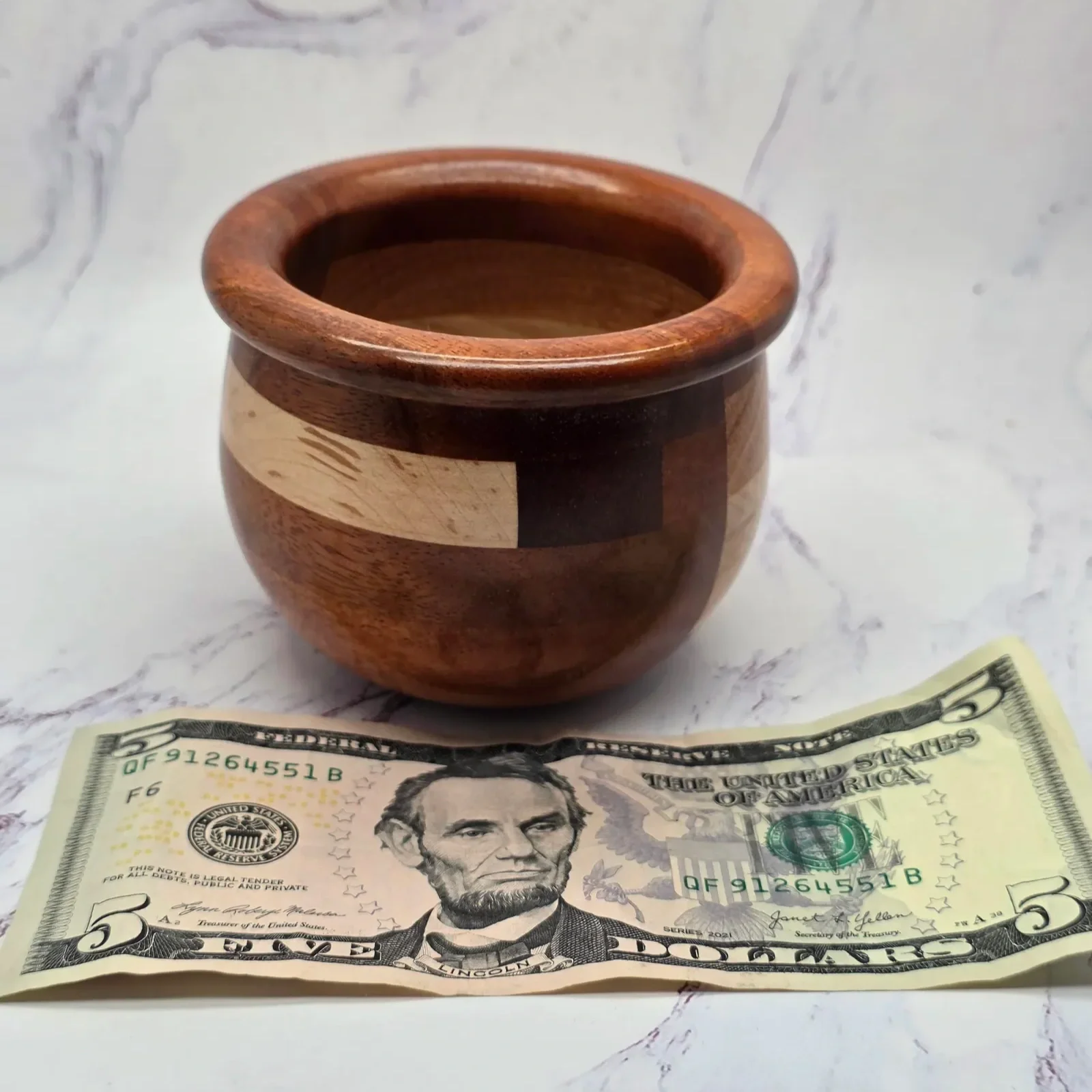 Patchwork Calabash Wobble Pot