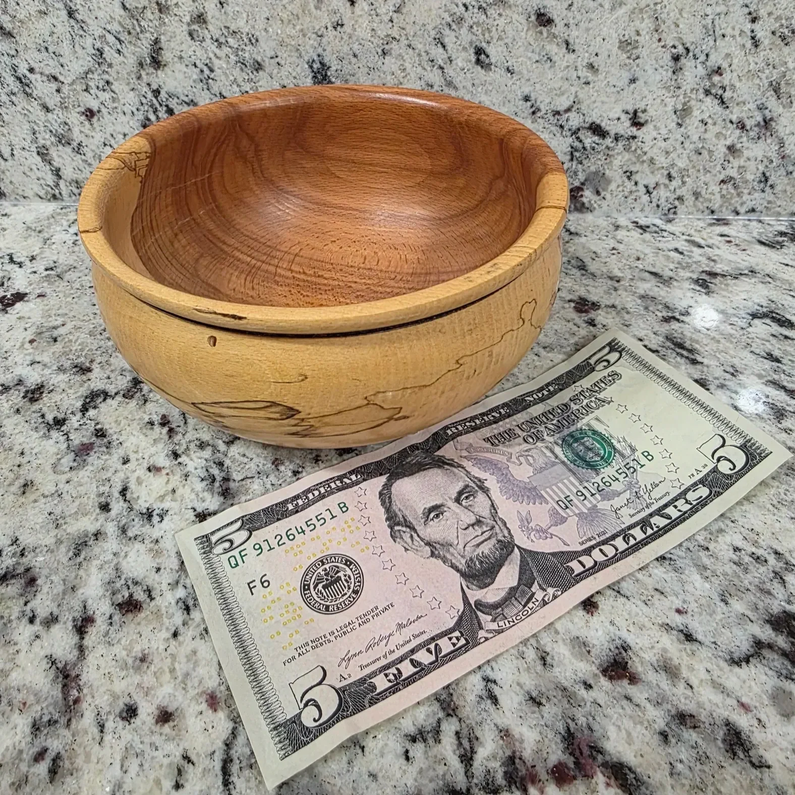 Walnut Figured Bowl