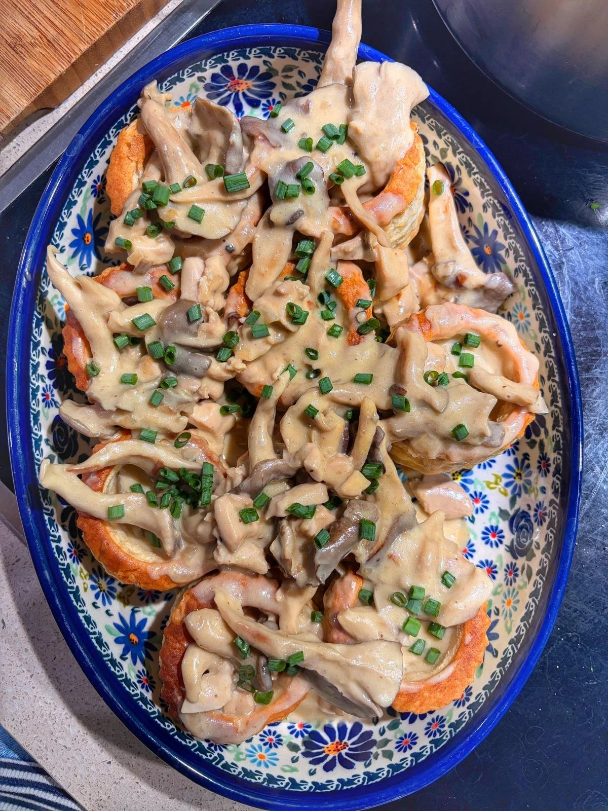 Mushroom Sauce -Vol Au Vents