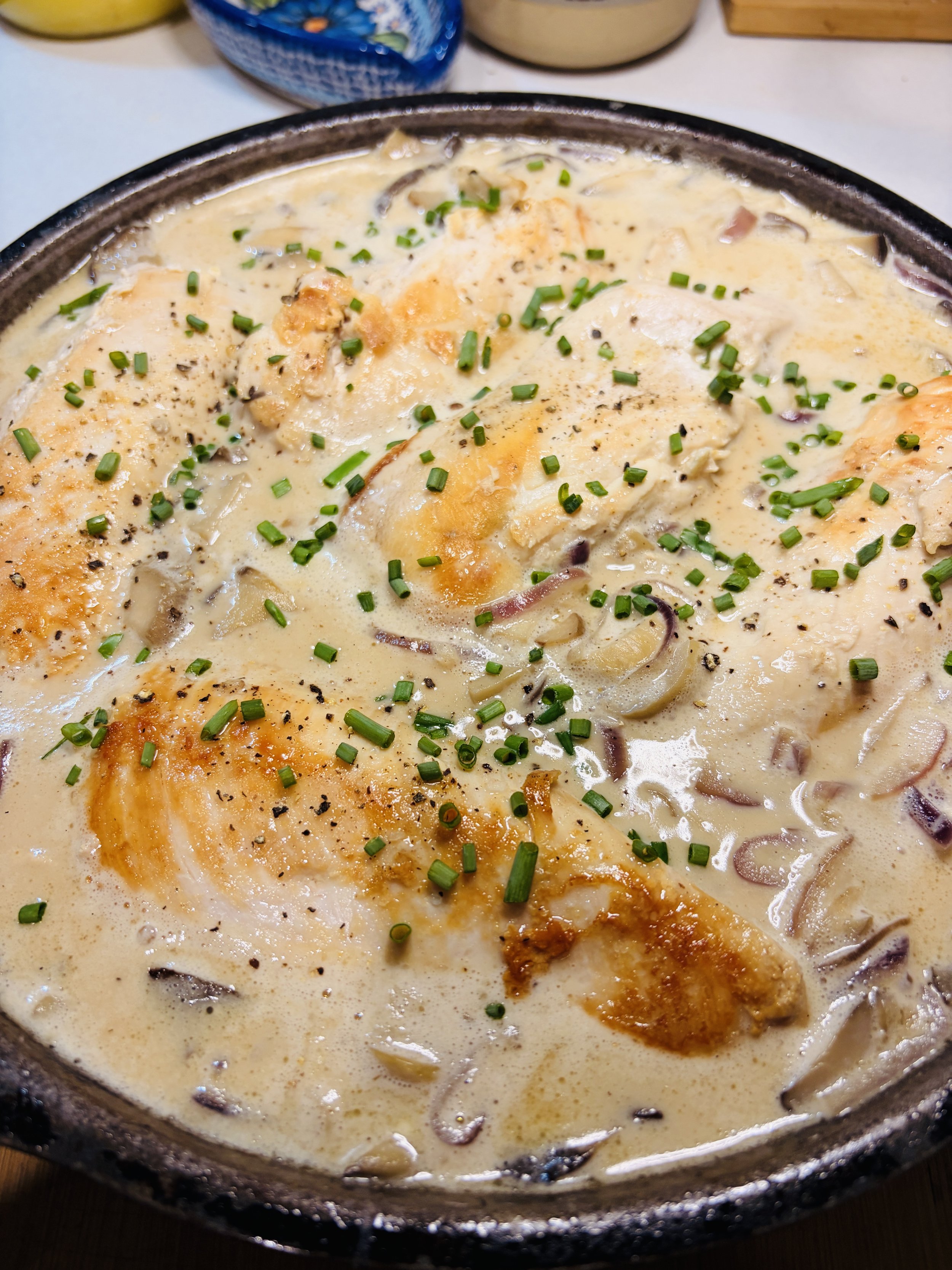 Creamy Chicken &amp; Mushroom Sauce