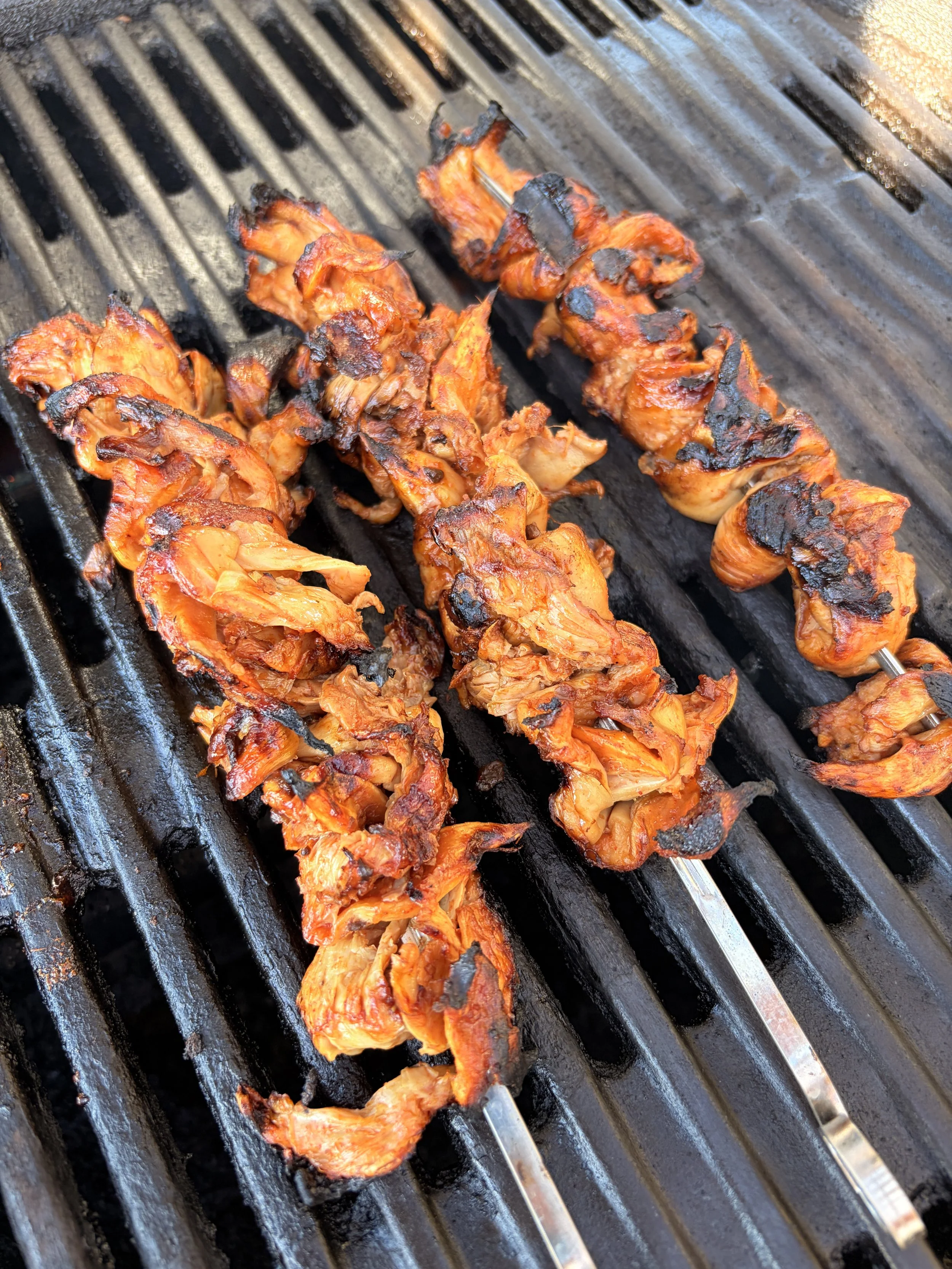 Korean BBQ Mushroom Skewers