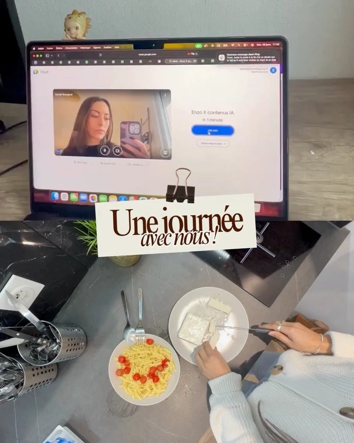 Split screen, real life &amp; no filter
La vraie vie chez Kudekla le temps d&rsquo;une journ&eacute;e 💻🤎✨