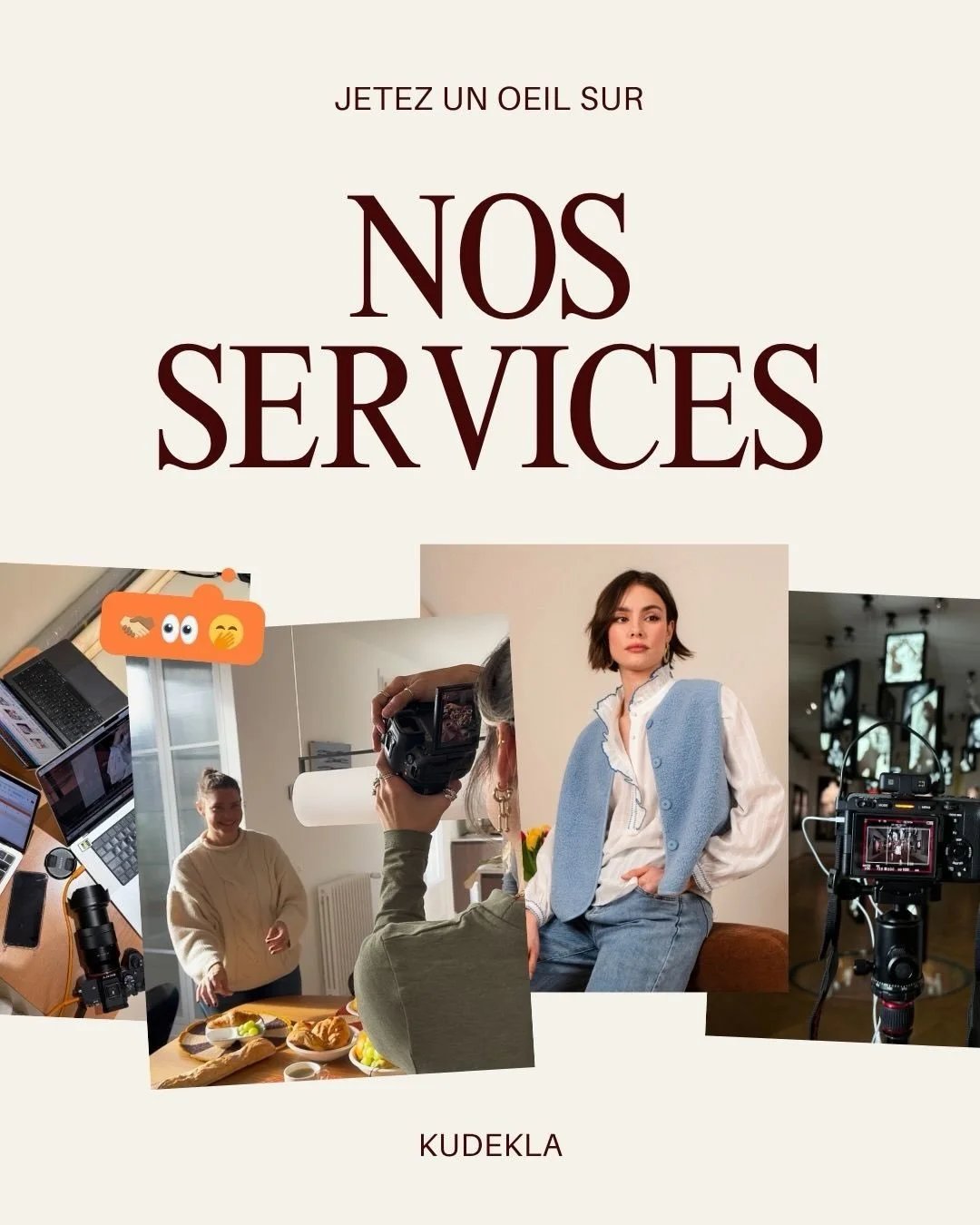 Chez Kudekla, nous construisons des strat&eacute;gies solides,&nbsp;des contenus impactants &amp; des r&eacute;sultats concrets 🧡

Nous vous accompagnons sur :
&bull; Strat&eacute;gie digitale
&bull; Social media management
&bull; Branding &amp; dir