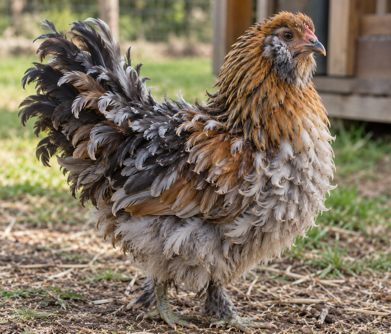 Frizzle Easter Egger