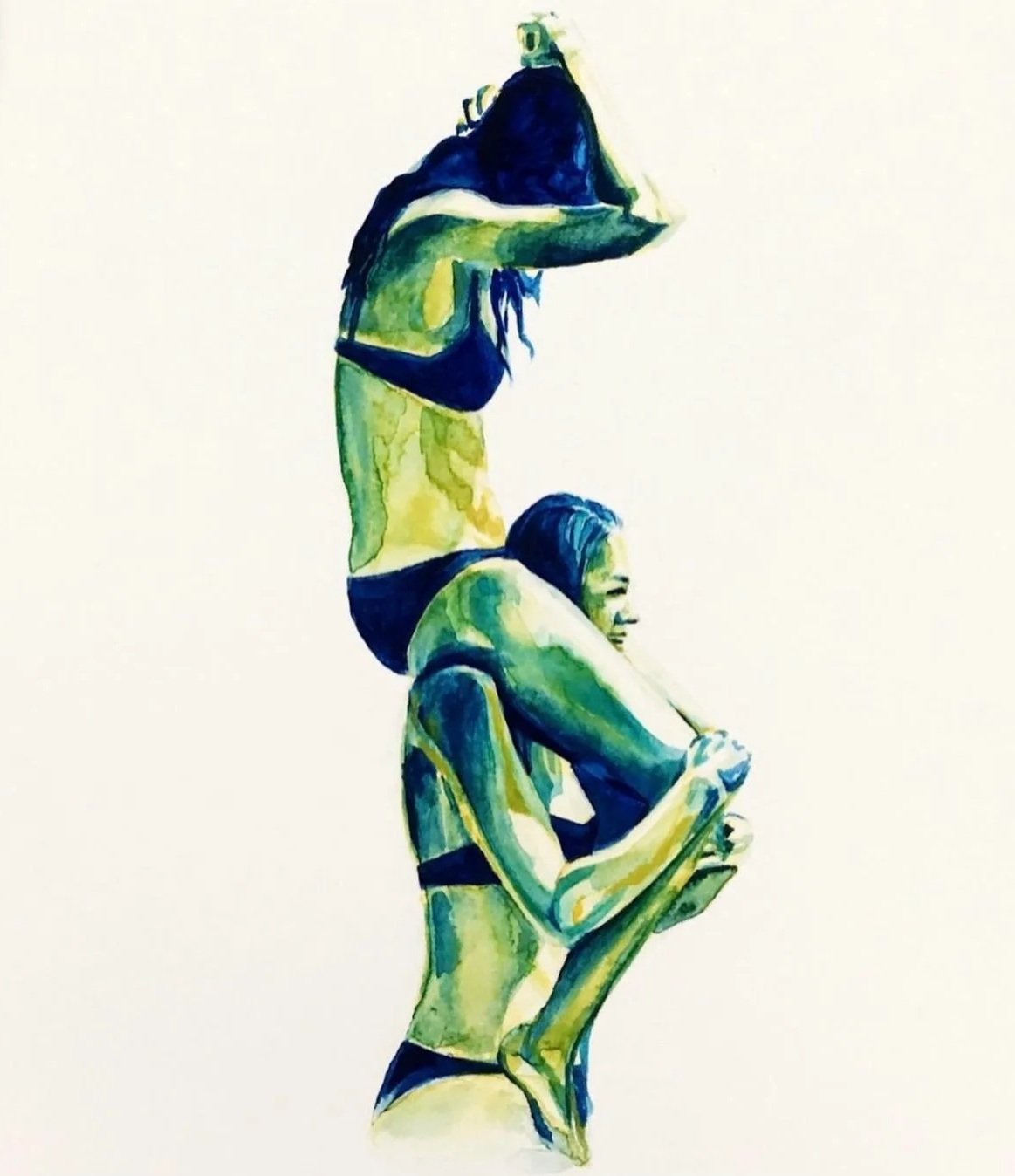 Swimsuit Series 3, 12" x 16", Watercolor, 2019 - Sold