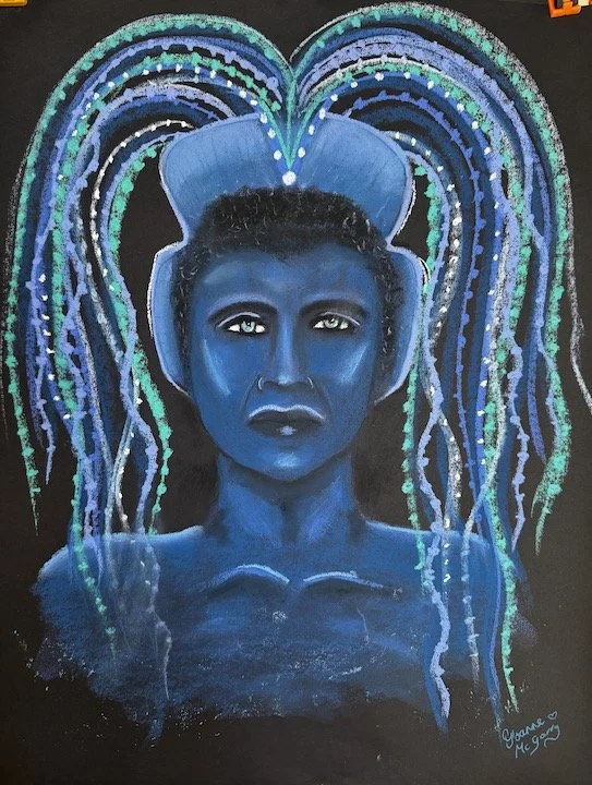 Intuitive art Spirit Guide commission