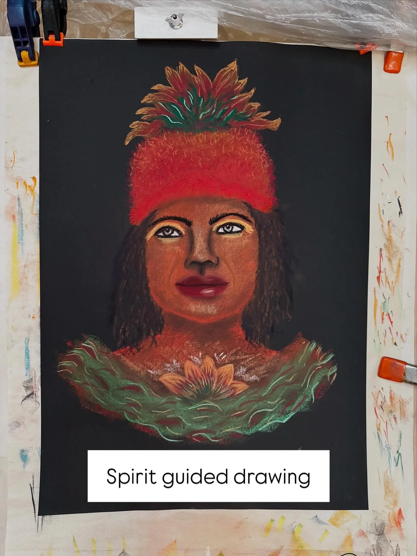 I&rsquo;ll be honest with you. I almost didn&rsquo;t post this. 

It&rsquo;s been months since I&rsquo;ve created a Spirit guided drawing in pastel. I kinda lost the inspiration. Been feeling that my drawings are not good enough. 

The last couple of