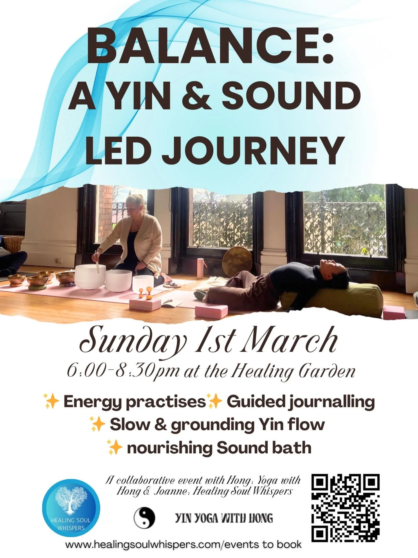 💫 So excited to be sharing a new event with you! 🥰

Inviting you to Balance: A Yin &amp; Sound-led journey. An experience designed to gently guide you back in to alignment: physically, emotionally and energetically.

This is an event that myself, J