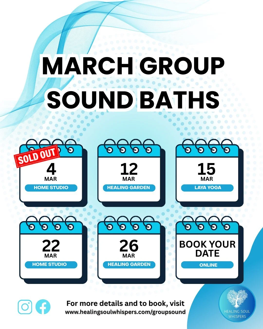 ✨ If you&rsquo;re feeling overwhelmed, anxious, short of breath or simply wanting some time for yourself to let go and allow yourself to be, then come along to a Group Sound bath. ✨

💫 Be guided in to relaxation through a guided meditation.
💫 Calm 
