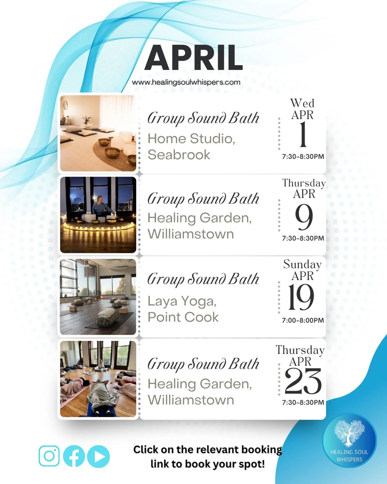 ✨ Your body responds to the sound &amp; vibrations in a sound bath. A sound bath isn&rsquo;t just relaxing, it&rsquo;s so more than that. 👇🏼

💫When instruments are played, every cell in your body vibrates. Sound guides your cells from feeling over