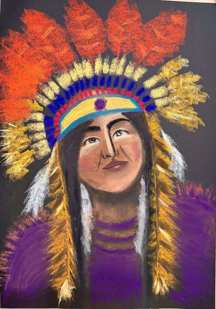 Spirit Guided art in pastel Melbourne