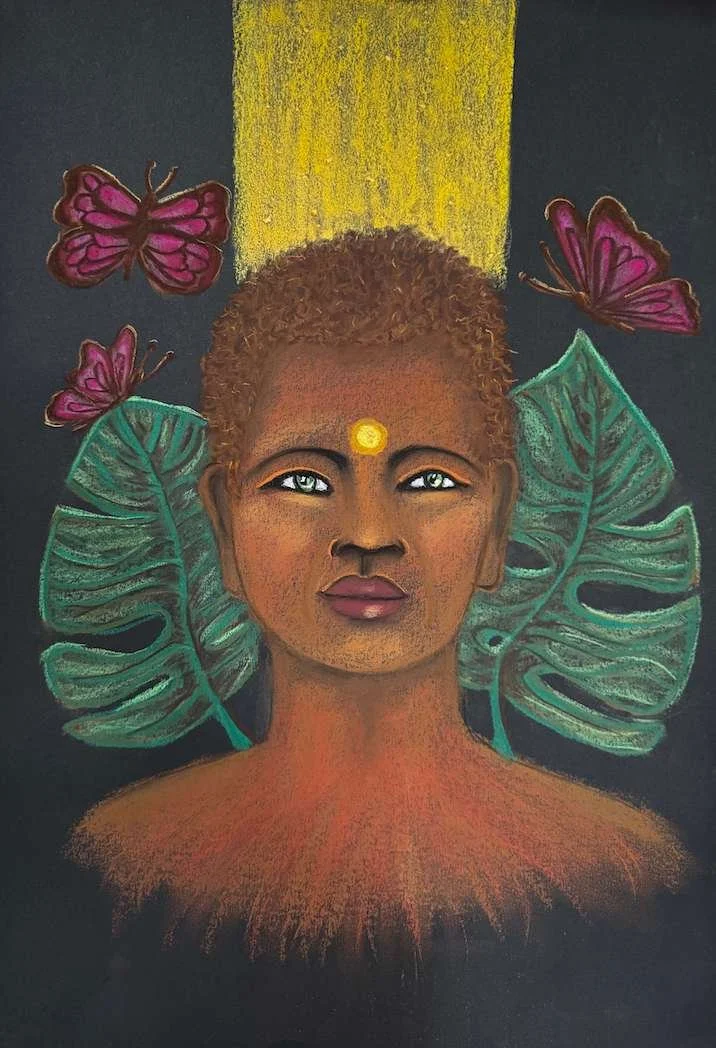 Spirit guide commissioned art