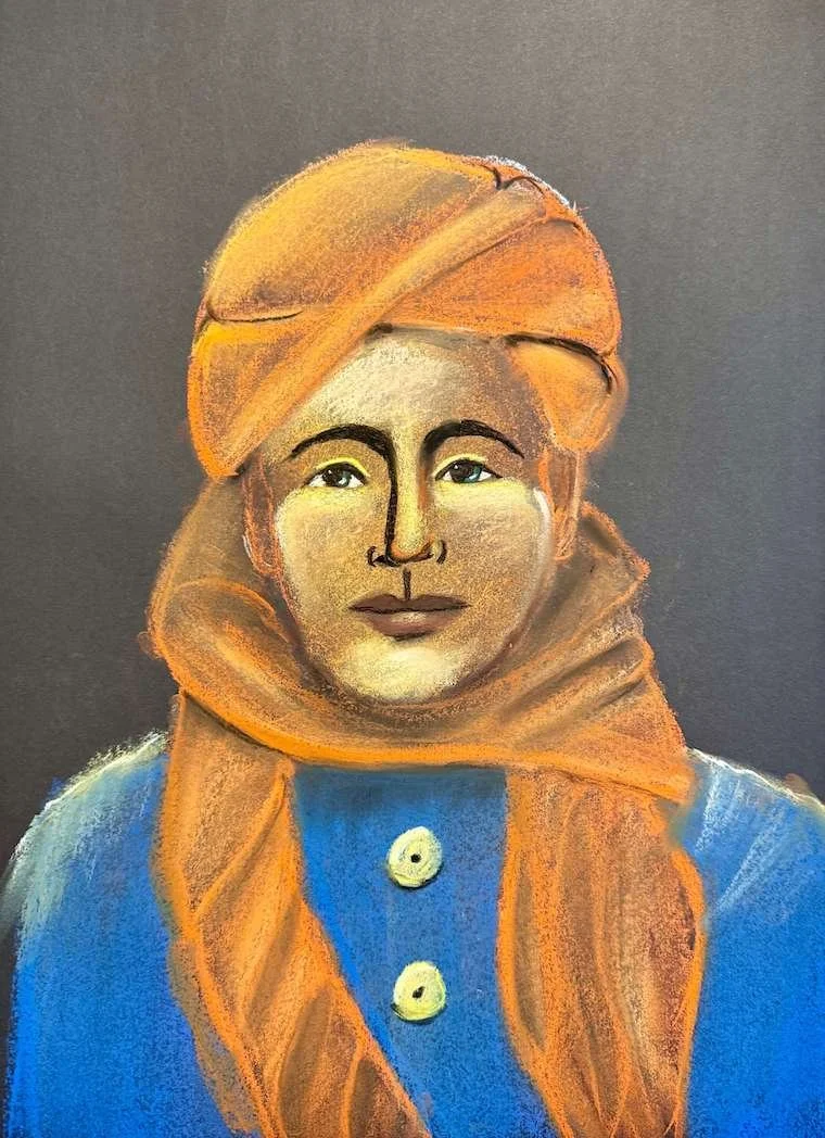 Spirit Guided drawing in pastel Melbourne