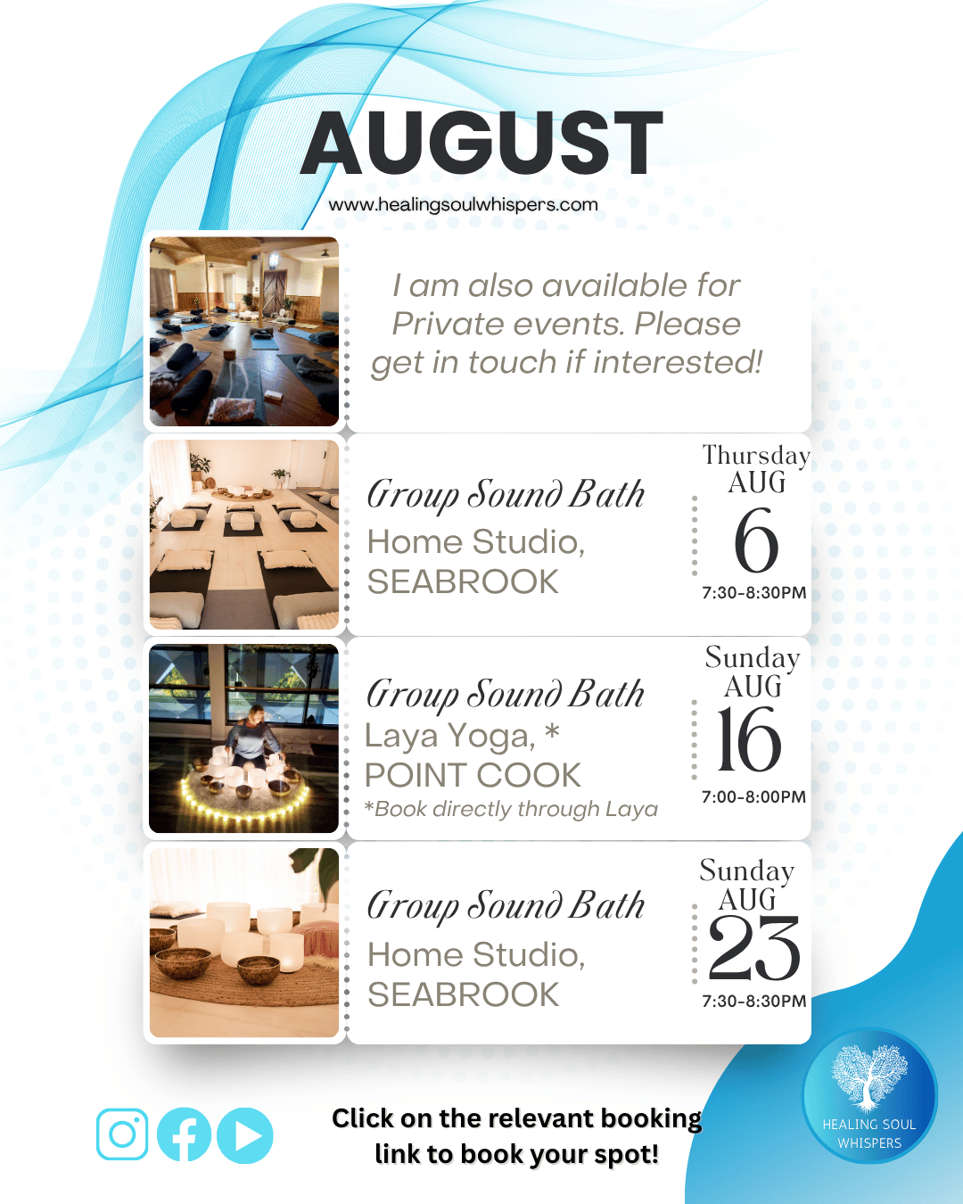Find peace at a Sound bath Williamstown, Yarraville, Altona, Point Cook, Werribee, Melbourne