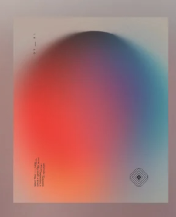 A round planet of of love red.