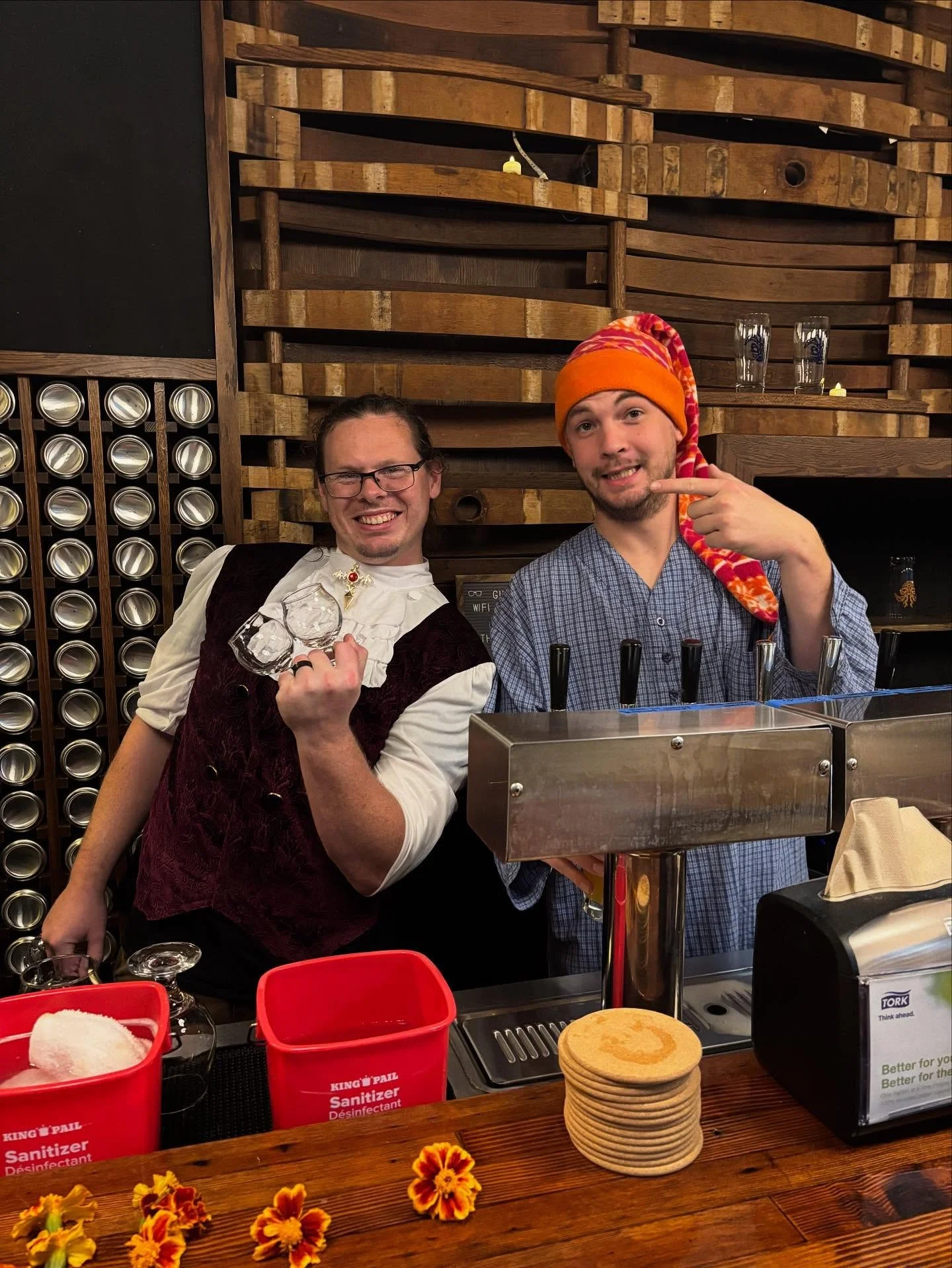 Happy Halloween!! Stop by and give congratulations to @allgoodbrewingco for their grand opening woot! 🤘 
#halloweenpdx #grandopening #rockon