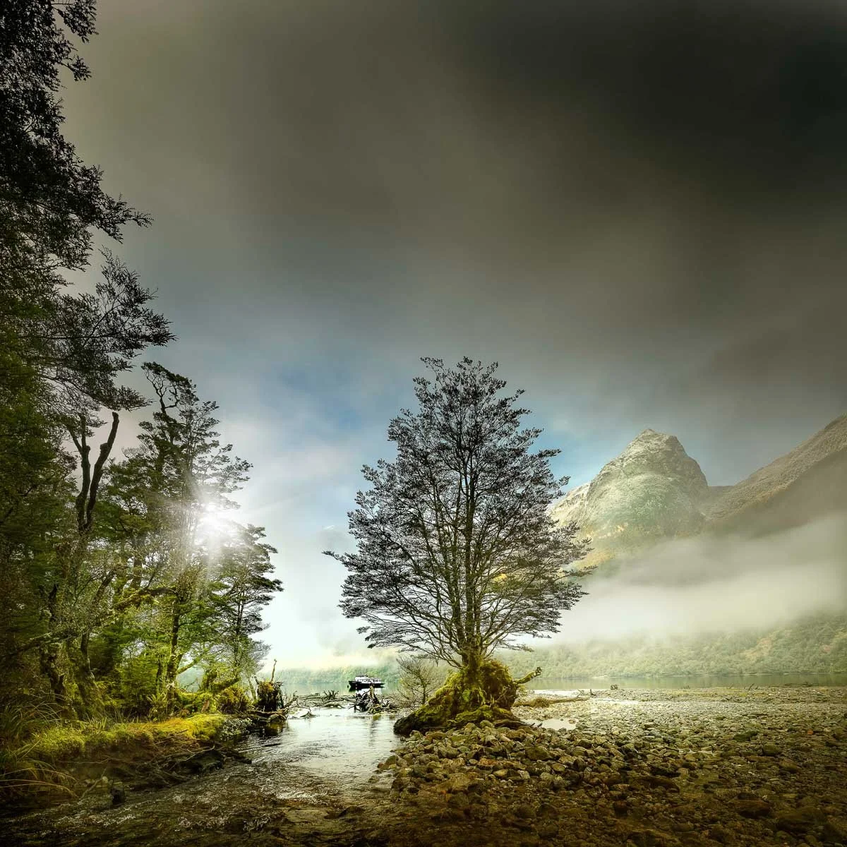 Floating Boat, Broughton Arm