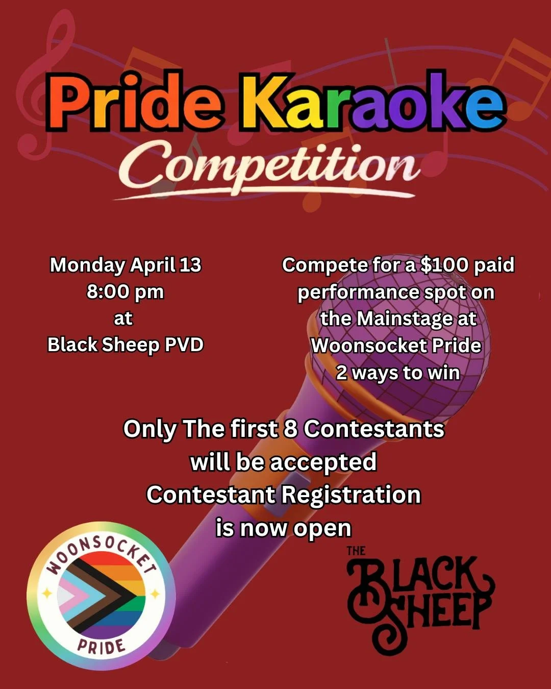 Pride Karaoke Competition at Black Sheep PVD