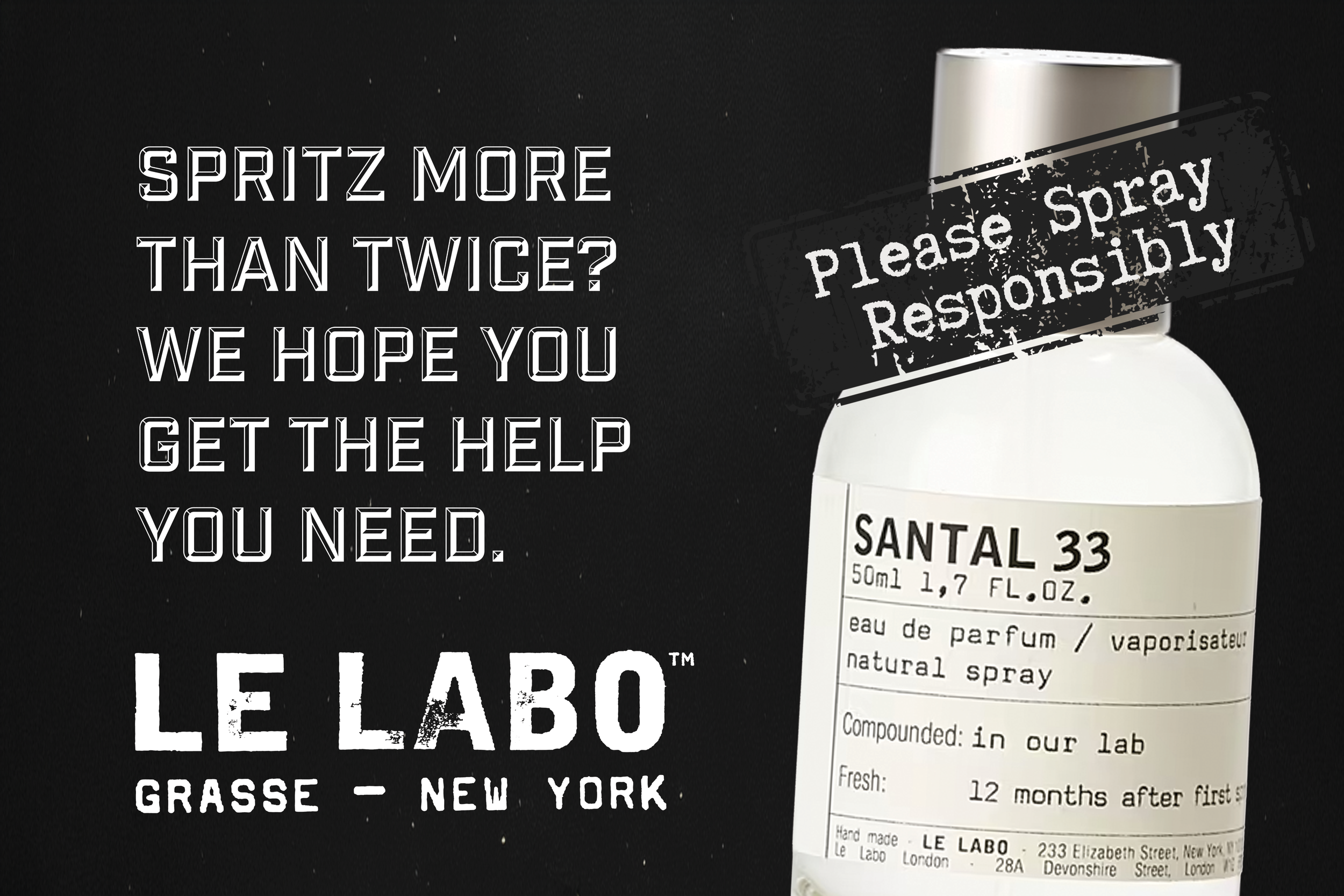 Please Spray Responsibly