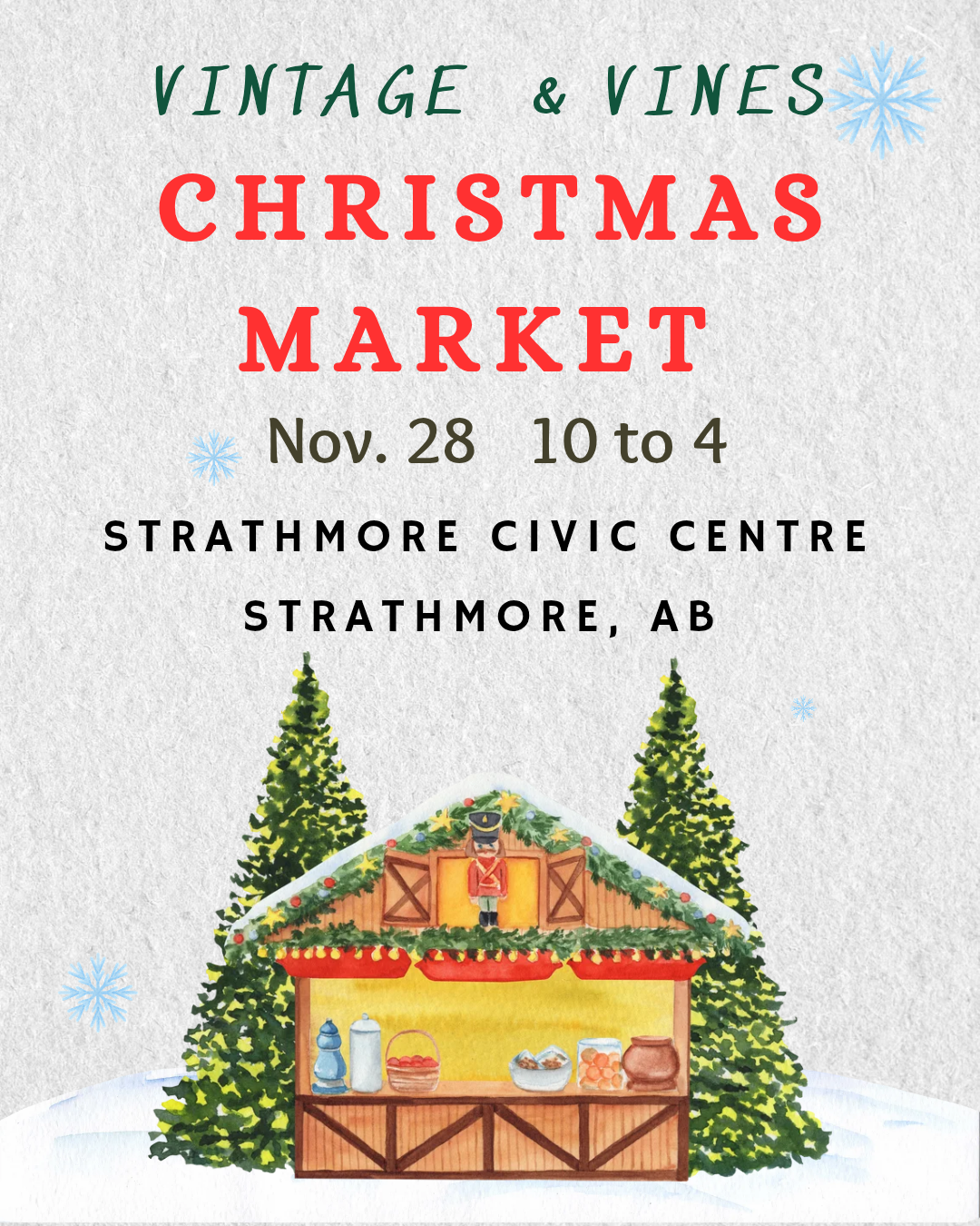 Vintage And Vines Christmas market