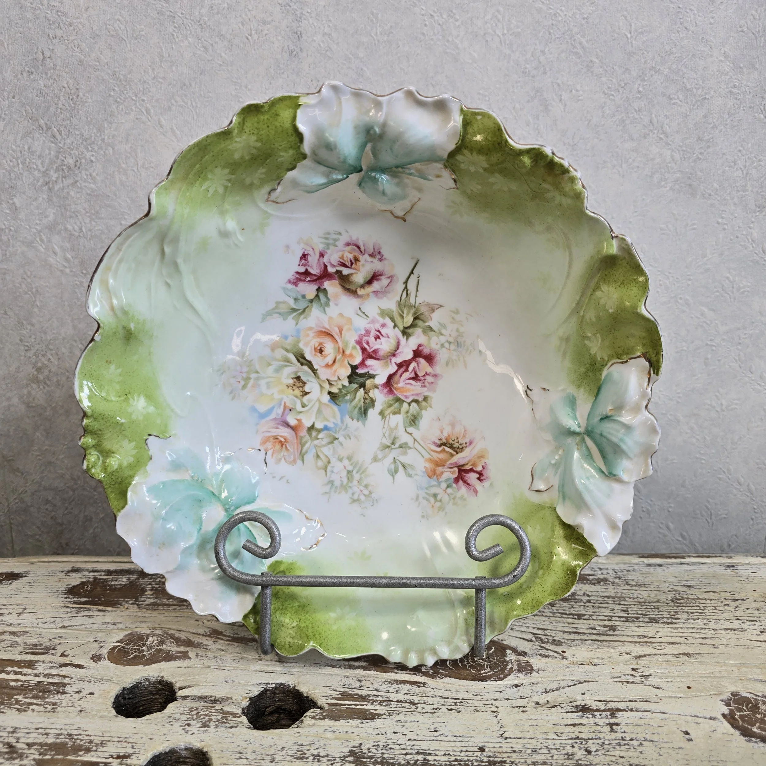 RS Prussia hand painted bowl.  $68