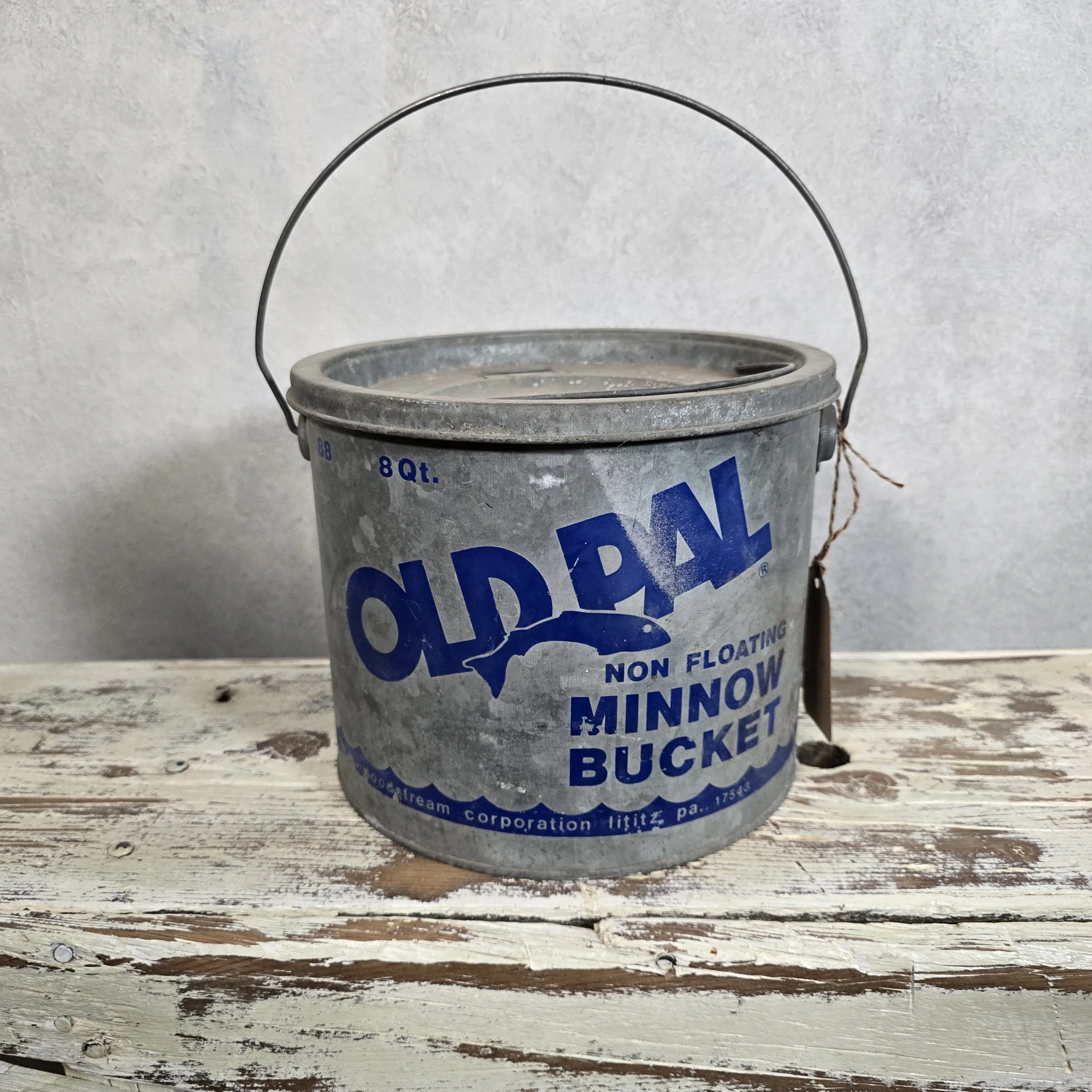 Old Pal minnow bucket. $35