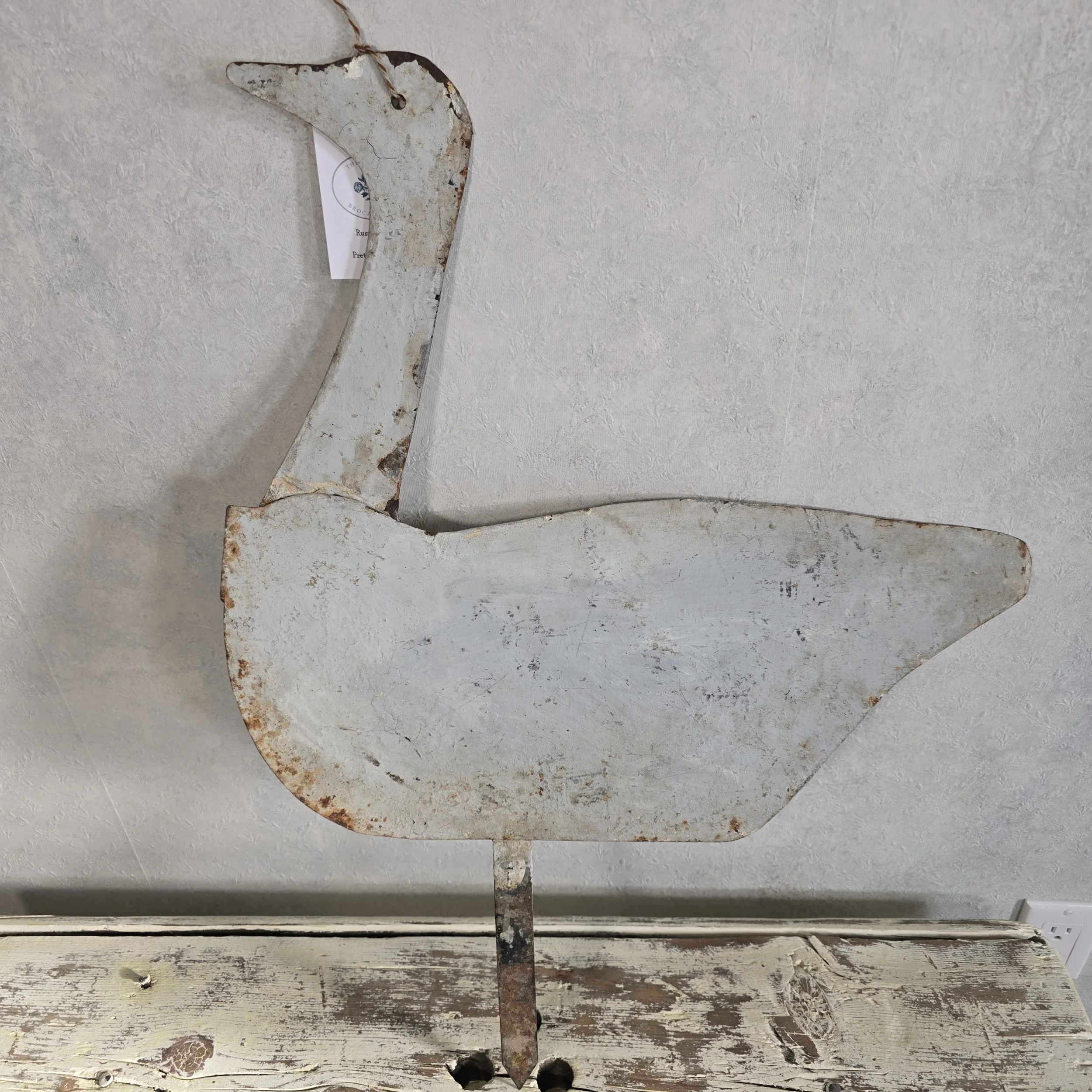 Early American folk art lawn goose.  (Johnson goose) $20.  We have 4 available.