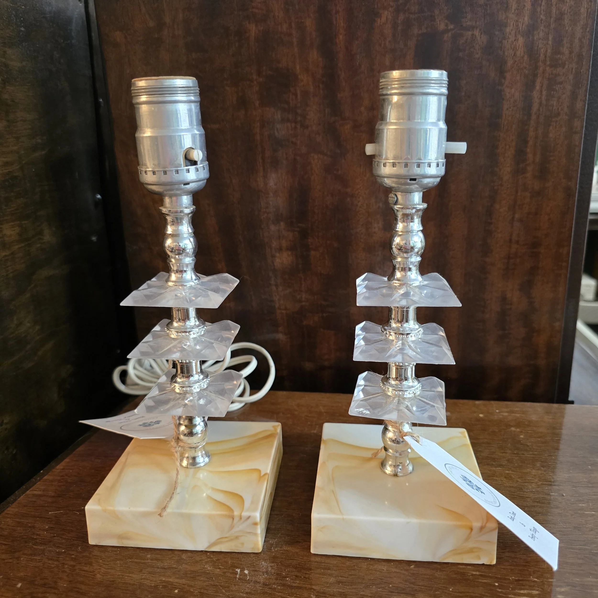 Pair of Gilbert Montreal table lamps.  $35  