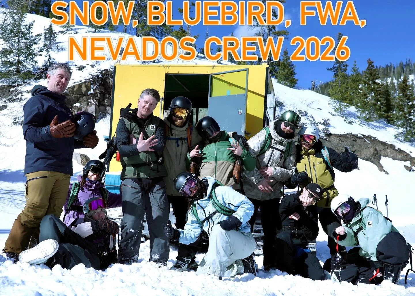 We stopped slinging Tequila so we could sling ourselves off cliffs for a day. Such a great time with a bunch of absolute gems. Thank you Nevados crew!
Thank you FWA! Thank you Fernie!