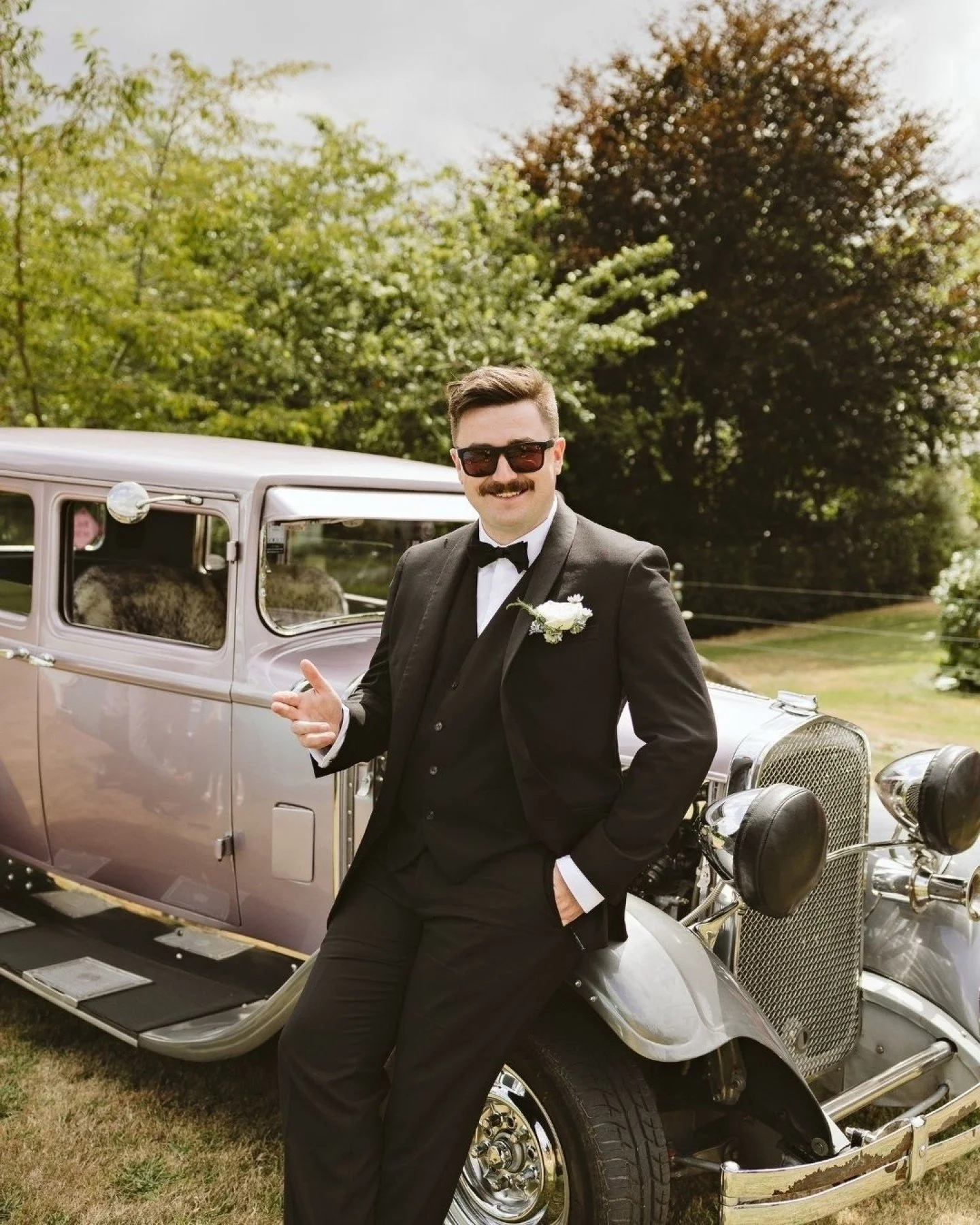There&rsquo;s something special about a country wedding.  Tim and Whitney chose the perfect setting at Broadland Lodge, from rustic decor to heartfelt vows, to the roar of the engines of the classic cars, their day was a celebration of love surrounde