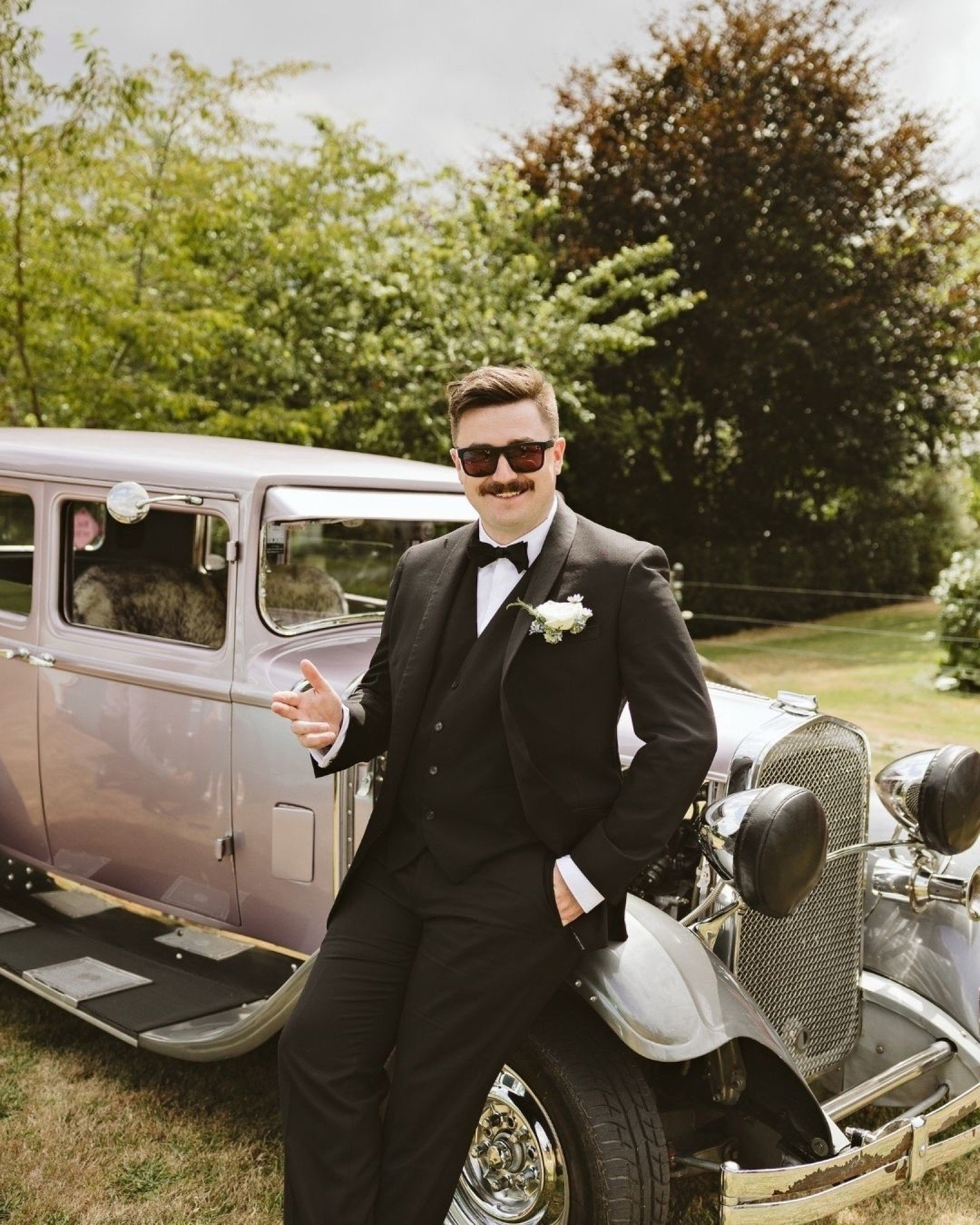There&rsquo;s something special about a country wedding.  Tim and Whitney chose the perfect setting at Broadland Lodge, from rustic decor to heartfelt vows, to the roar of the engines of the classic cars, their day was a celebration of love surrounde