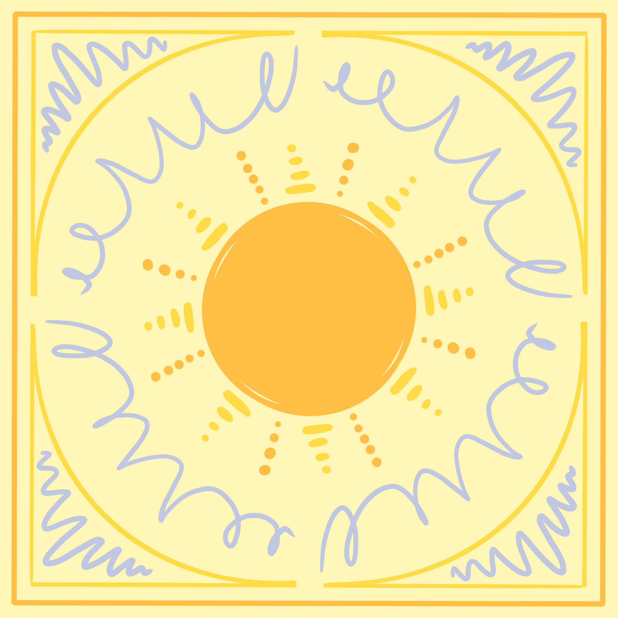 Sun bandana design