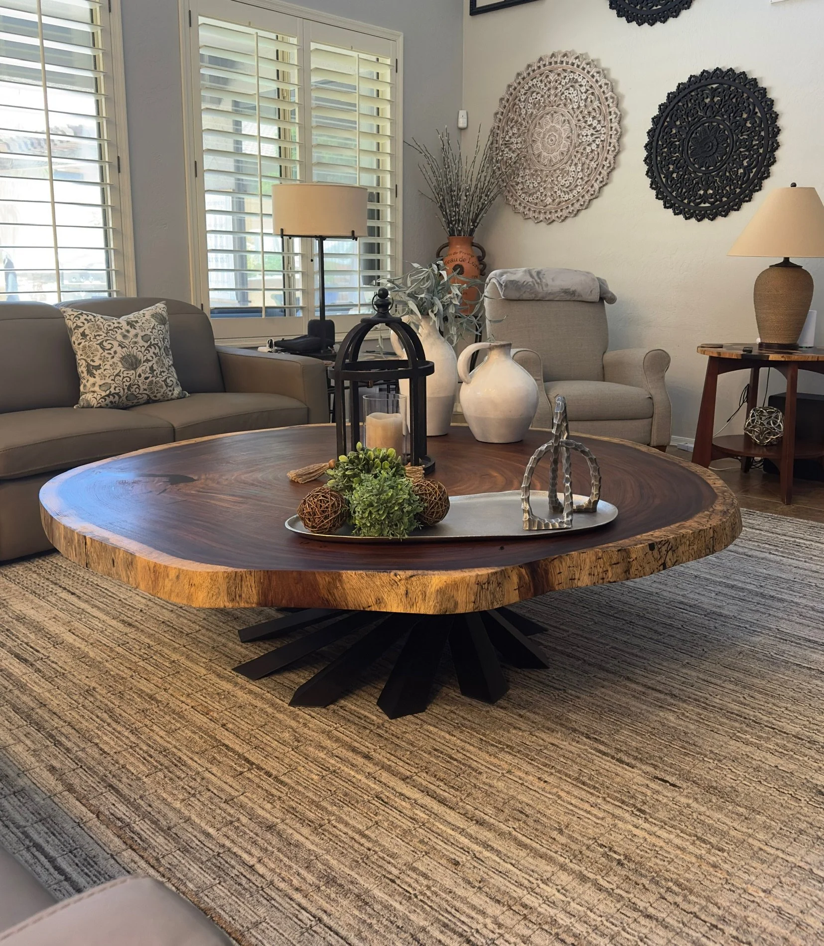 Live Edge Parota Coffee Table