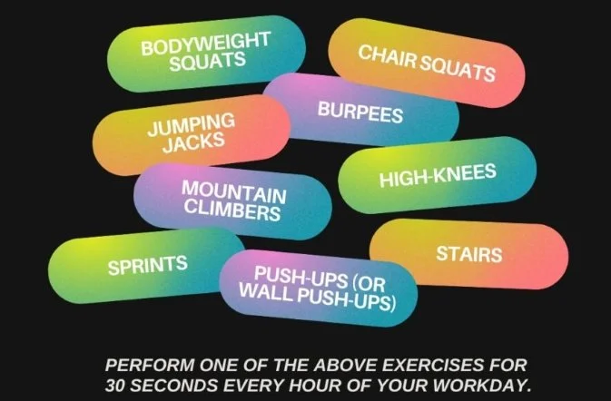 exercise snacking examples