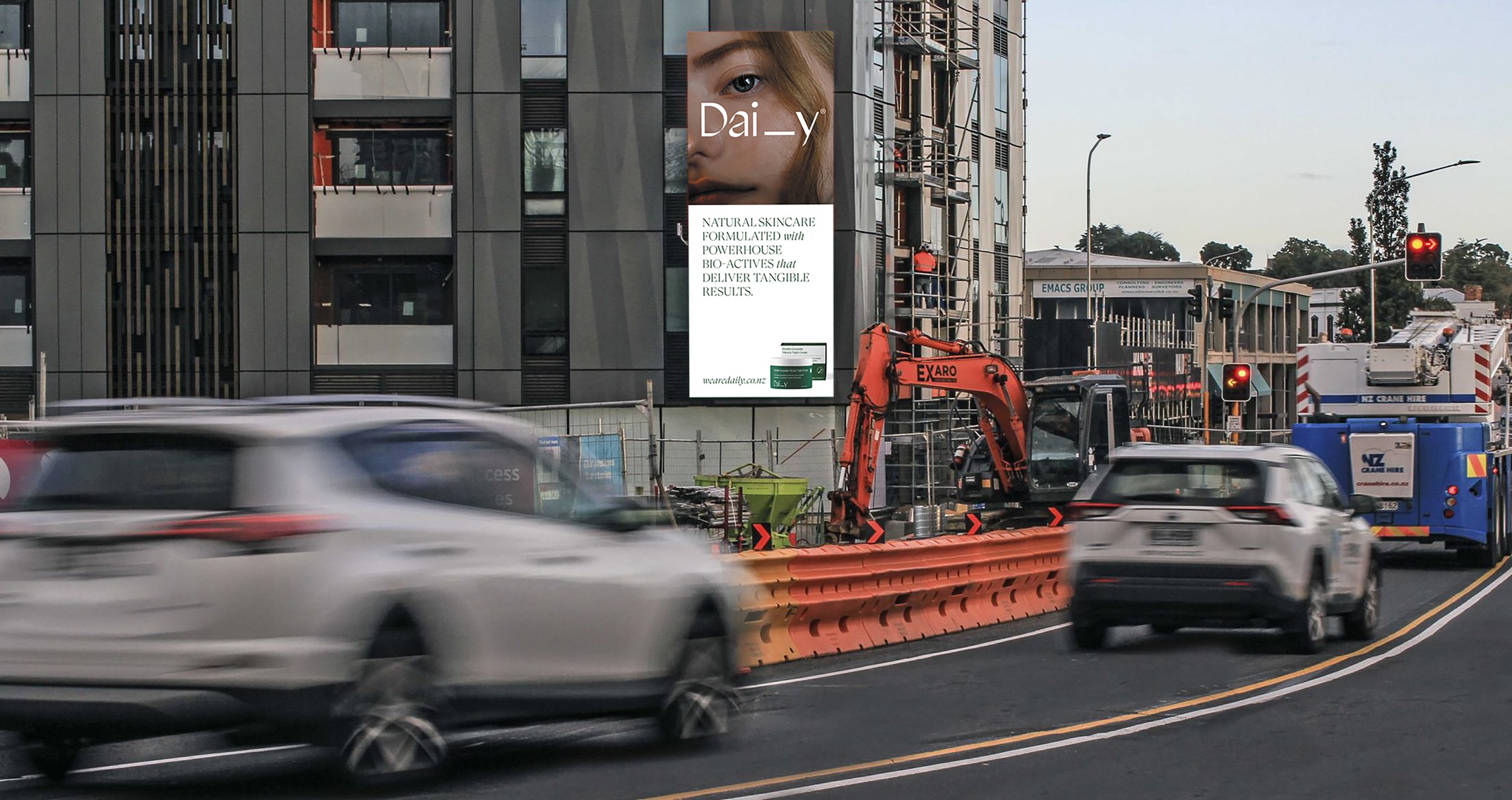 Daily digital billboard, Auckland