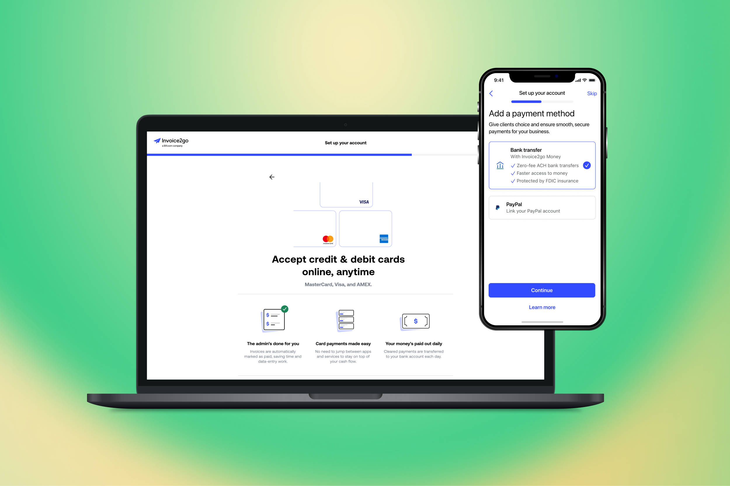Helping SMB customers get paid faster
