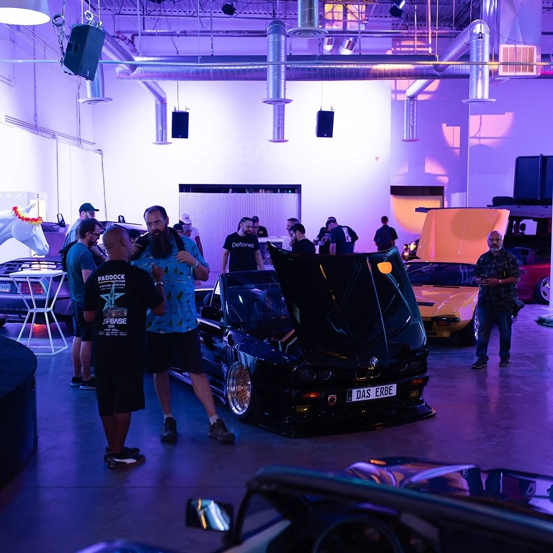 We had an opportunity to attend an awesome event hosted by The Paddock Auto Club along with @daserbecllctv @socialexchangegroup hosted at @starbaselv to experience a unique automotive feature showcase combined with good music, food, drinks, and creat
