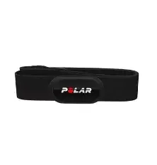 Black fitness or activity headband with a Polar logo