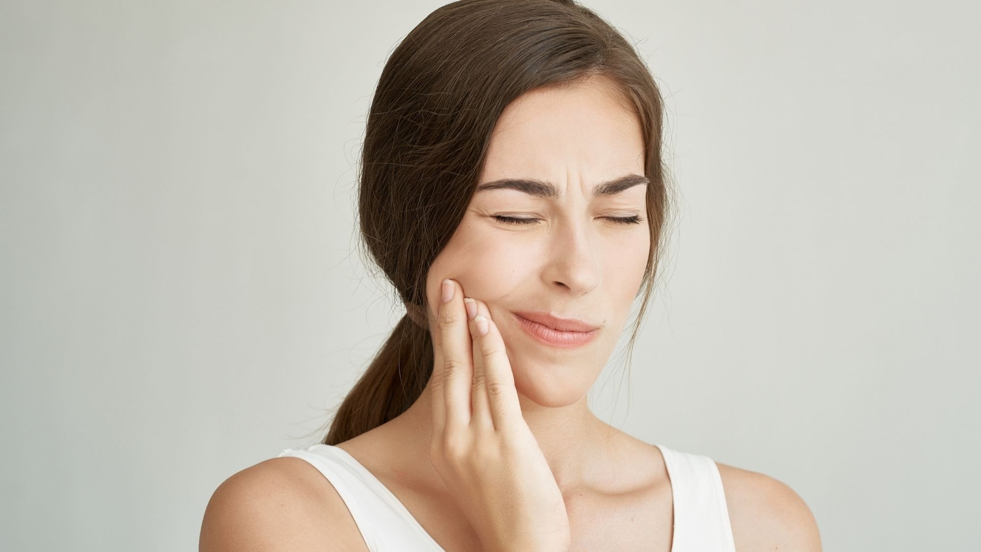 Jaw pain caused by temporomandibular disorder (TMD)
