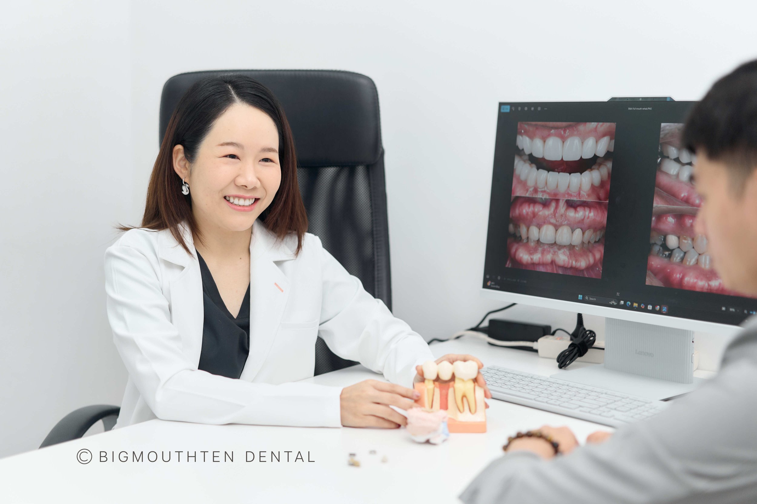 Precise inlay and crown placement by a dental specialist for strength and aesthetics