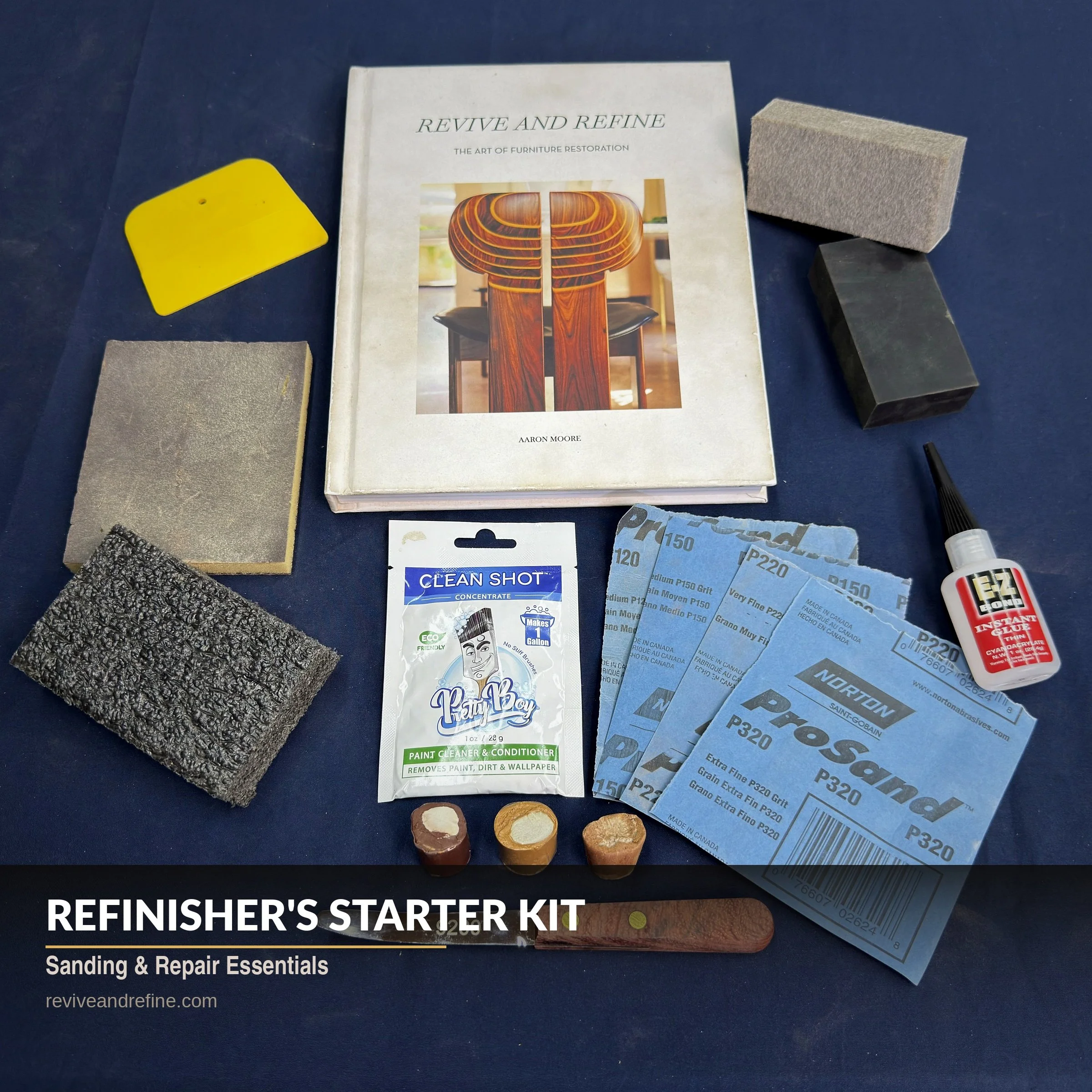 PRE-SALE: Refinisher Starter Kit For Sanding & Repairs